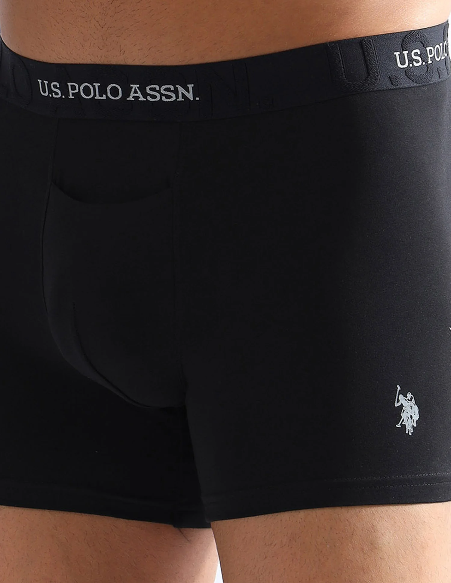Elastic Waistband Ribbed Solid OET012 Trunks - Pack Of 2 - Image 9