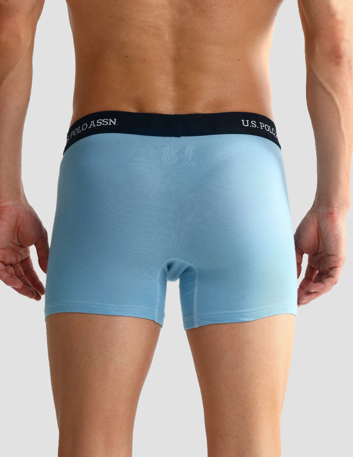 Elastic Waistband Ribbed Solid OET012 Trunks - Pack Of 2 - Image 6