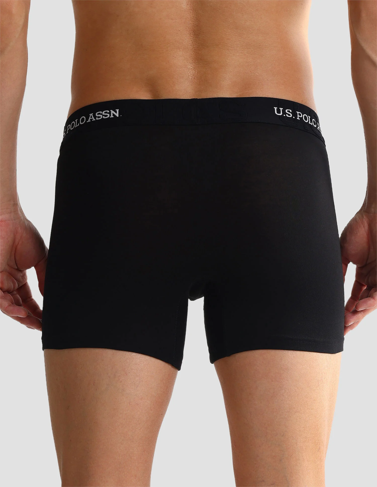 Elastic Waistband Ribbed Solid OET012 Trunks - Pack Of 2 - Image 6