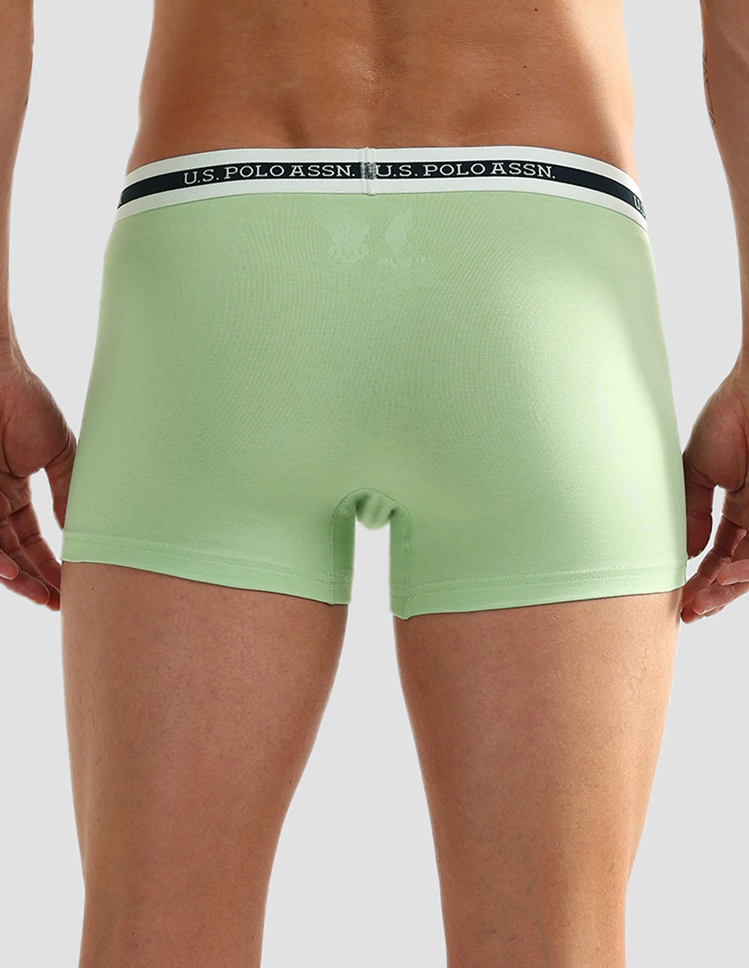 Elastic Waistband Ribbed Solid OET09 Trunks - Pack Of 2 - Image 6
