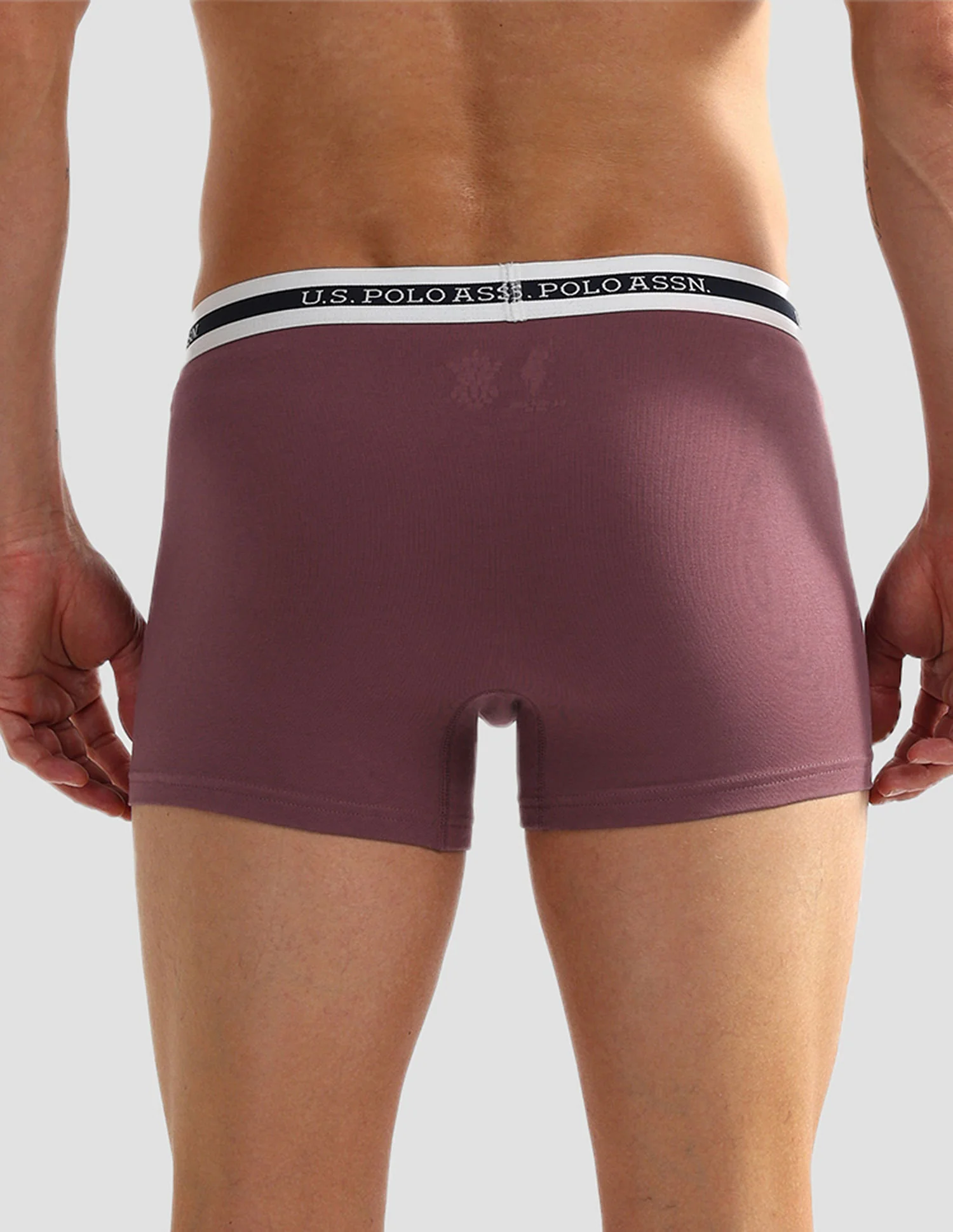 Elastic Waistband Ribbed Solid OET09 Trunks - Pack Of 2 - Image 6