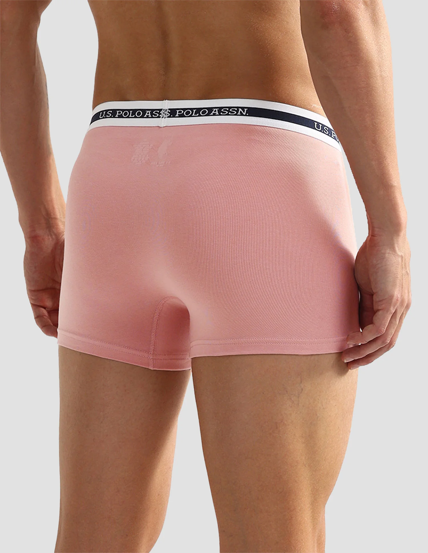 Elastic Waistband Ribbed Solid OET09 Trunks - Pack Of 2 - Image 6