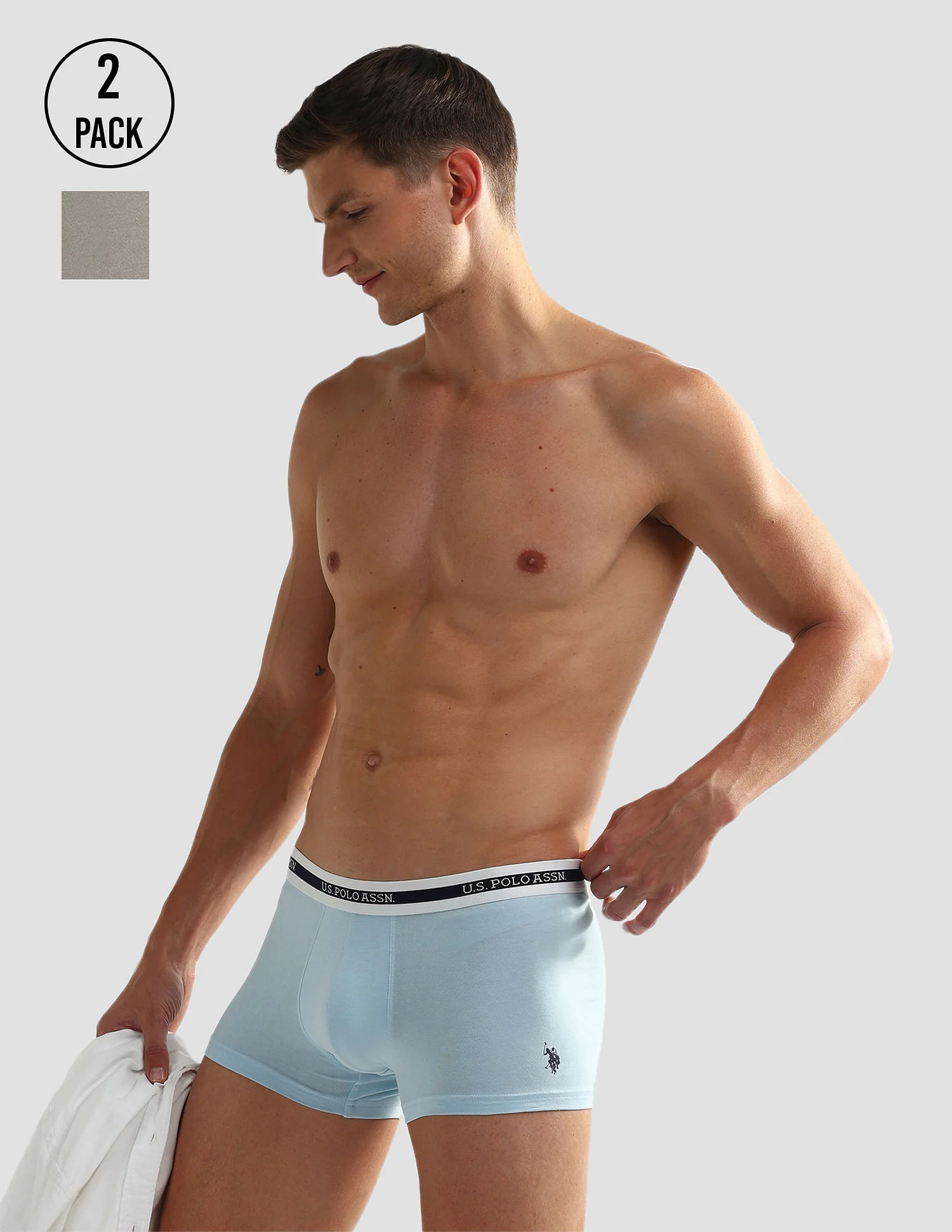 Pack Of 2 Breathability Trunks-OET09-BG0-p2