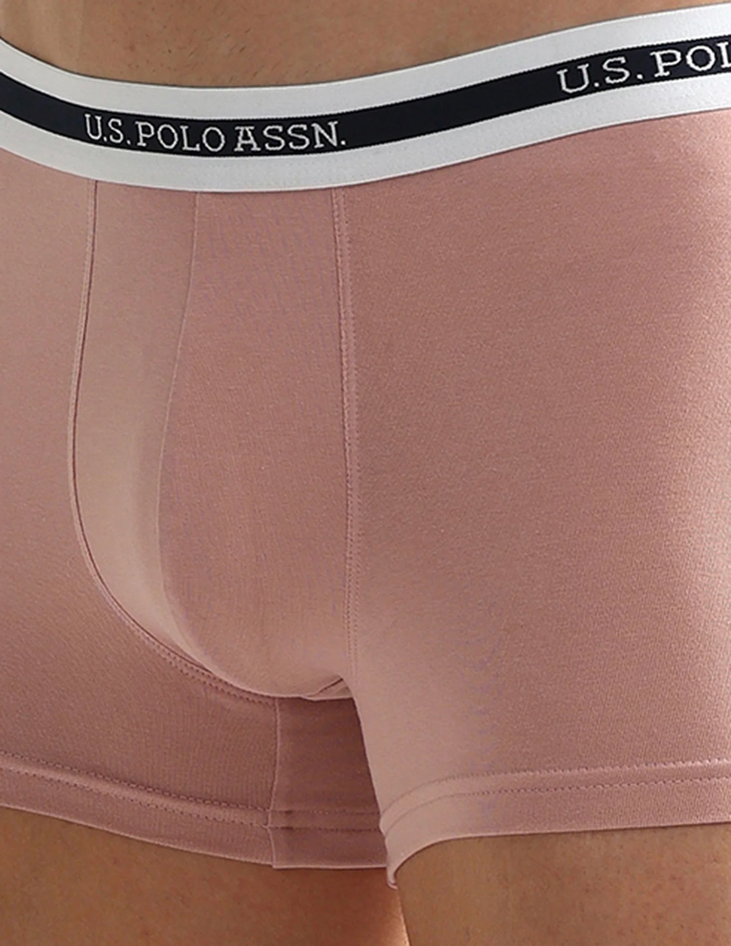 Elastic Waistband Ribbed Solid OET09 Trunks - Pack Of 2 - Image 8