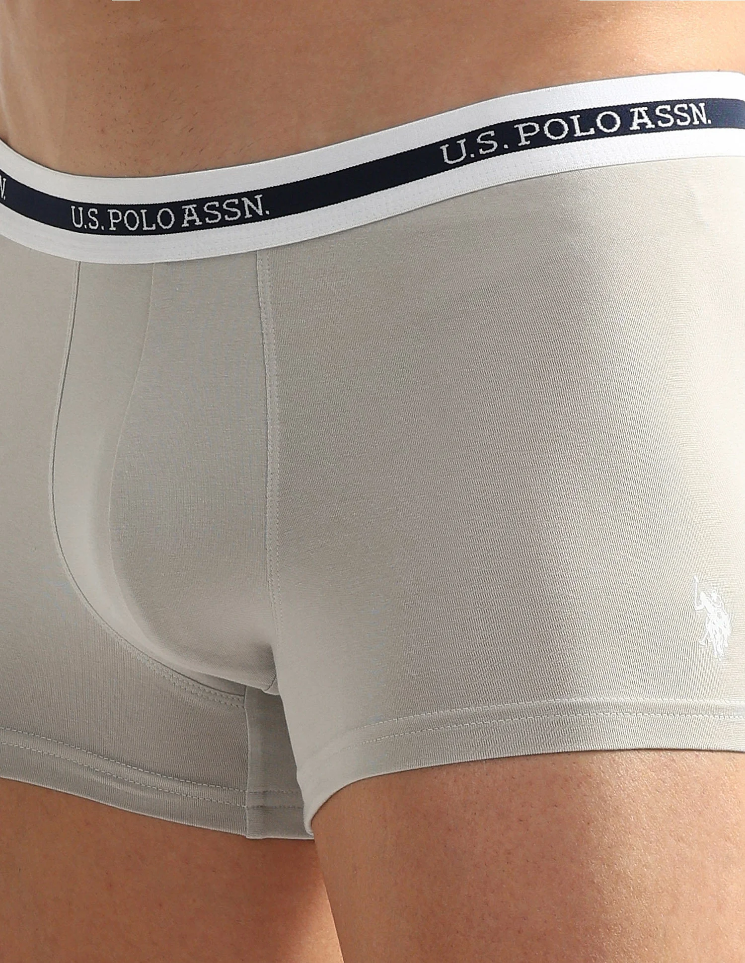 Elastic Waistband Ribbed Solid OET09 Trunks - Pack Of 2 - Image 8