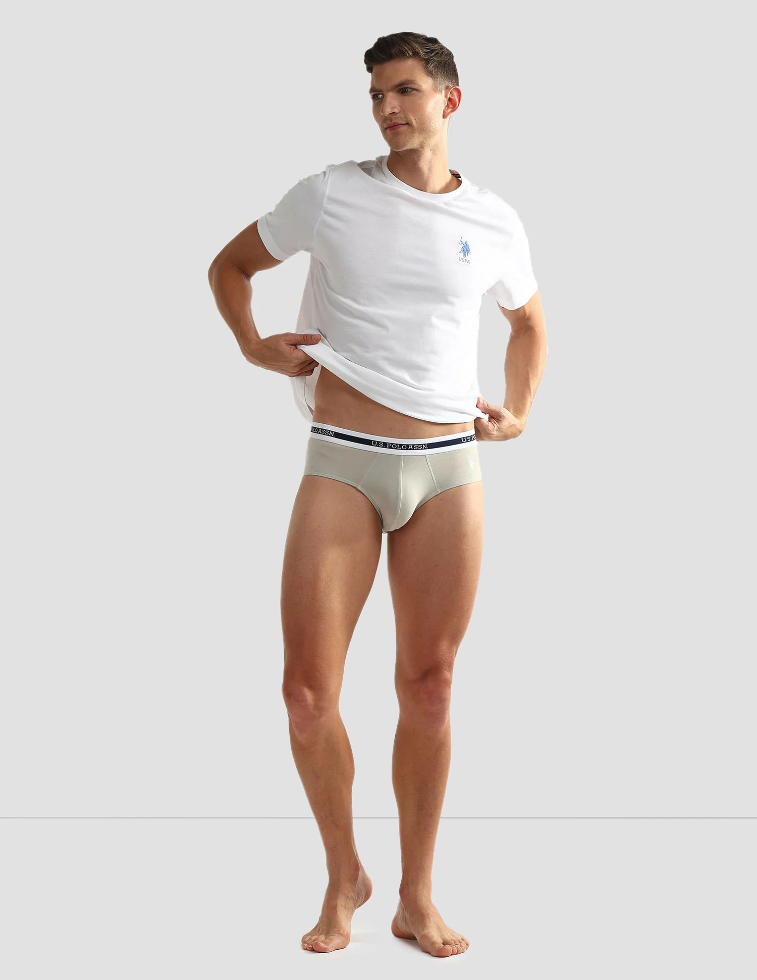 Elasticized Waist OEB09 Briefs - Pack Of 2 - Image 3