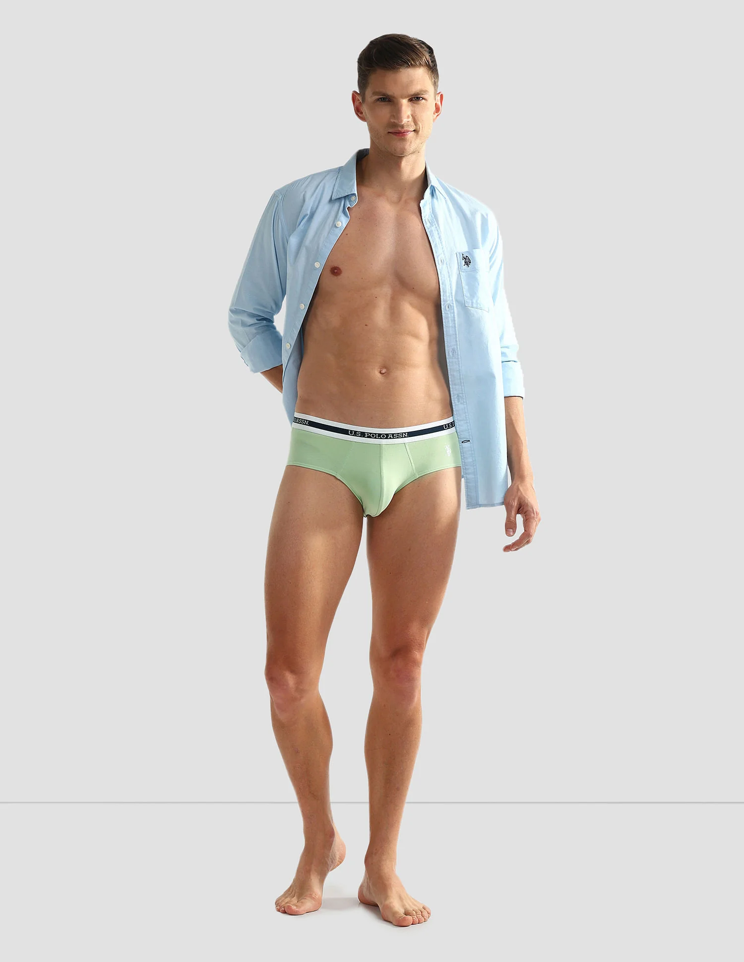 Elasticized Waist OEB09 Briefs - Pack Of 2 - Image 3