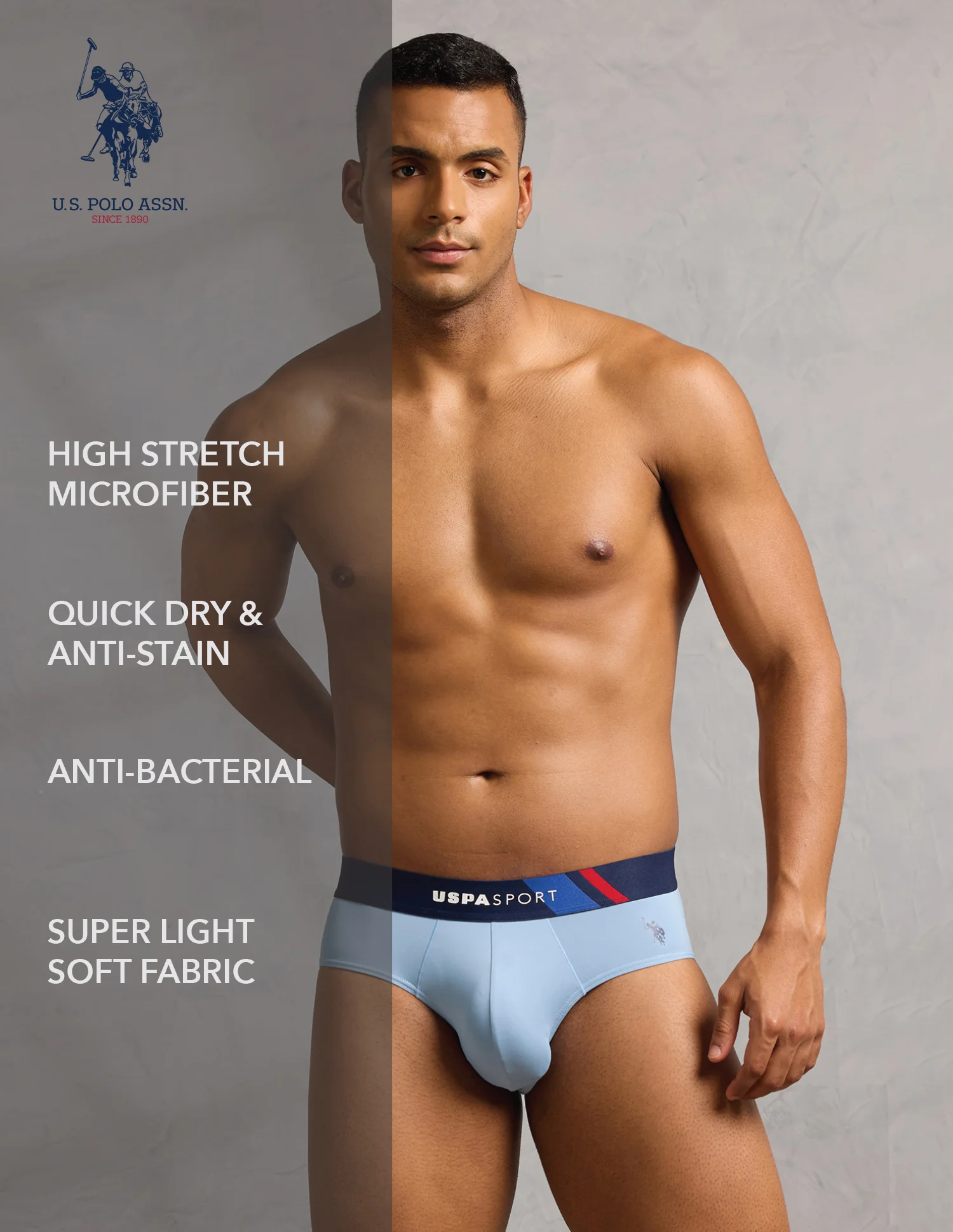 Micro Fibre Sports High Stretch Brief - Image 11