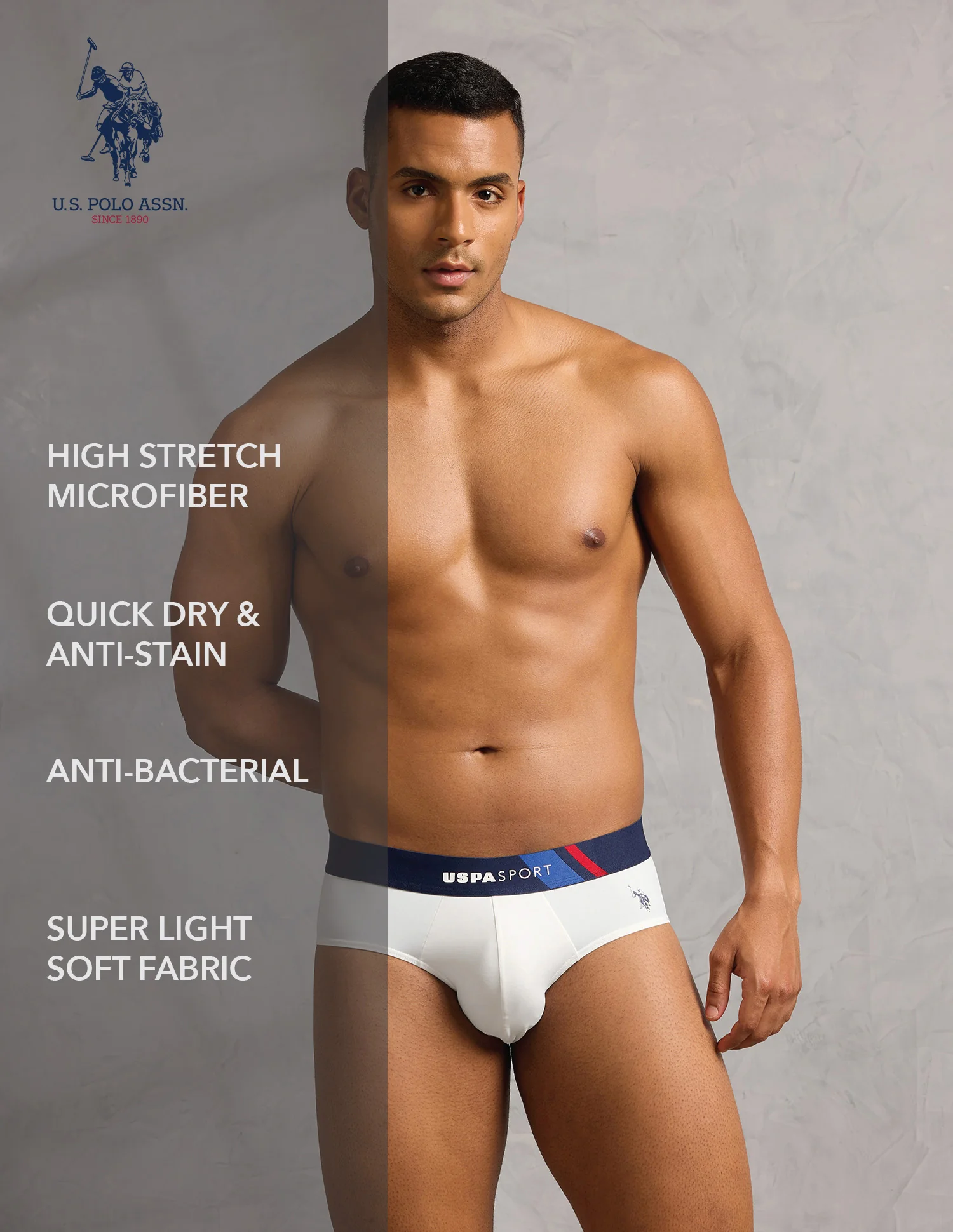 Micro Fibre Sports High Stretch Brief - Image 12