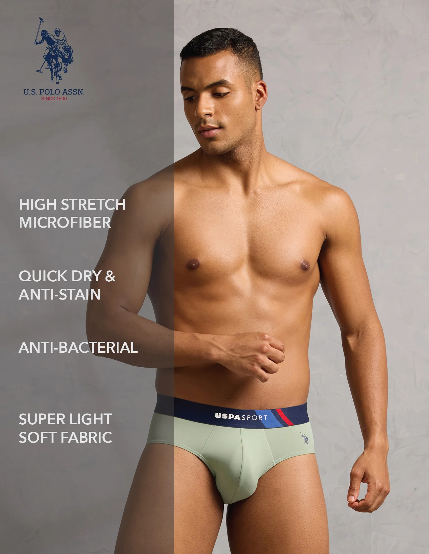 Micro Fibre Sports High Stretch Brief - Image 11