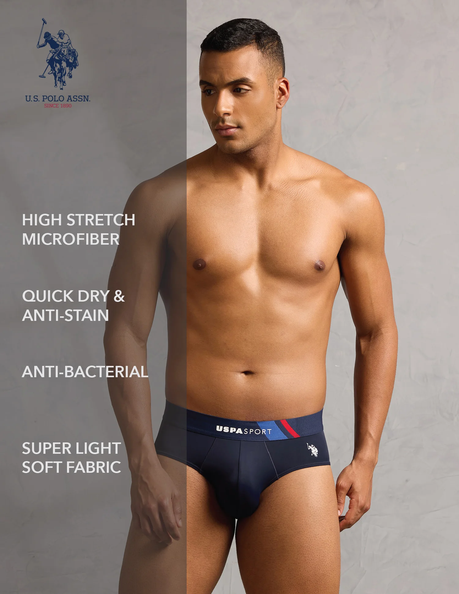 Micro Fibre Sports High Stretch Brief - Image 12