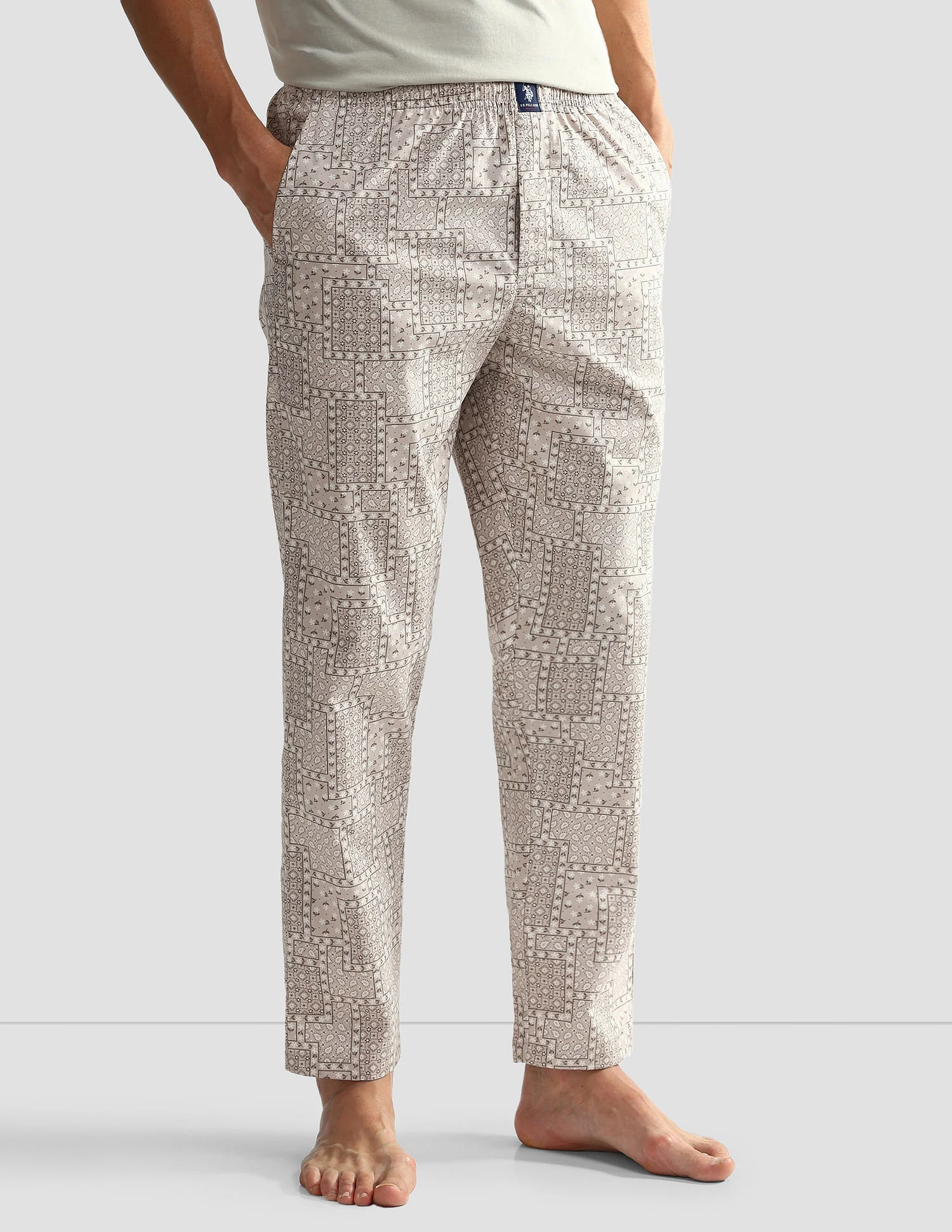 Mid Rise Printed OELP7 Lounge Track Pants - Pack Of 1