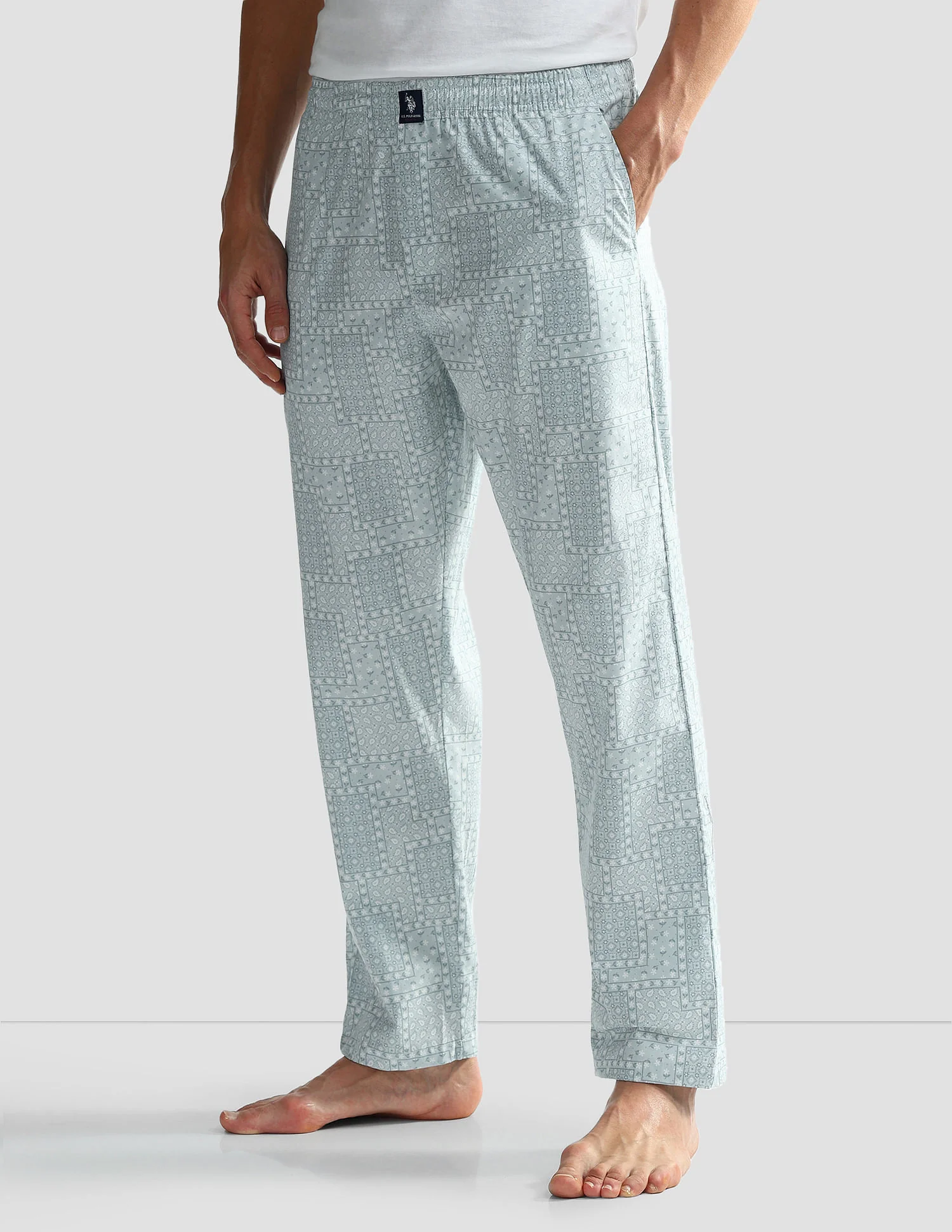 Mid Rise Printed OELP7 Lounge Track Pants - Pack Of 1