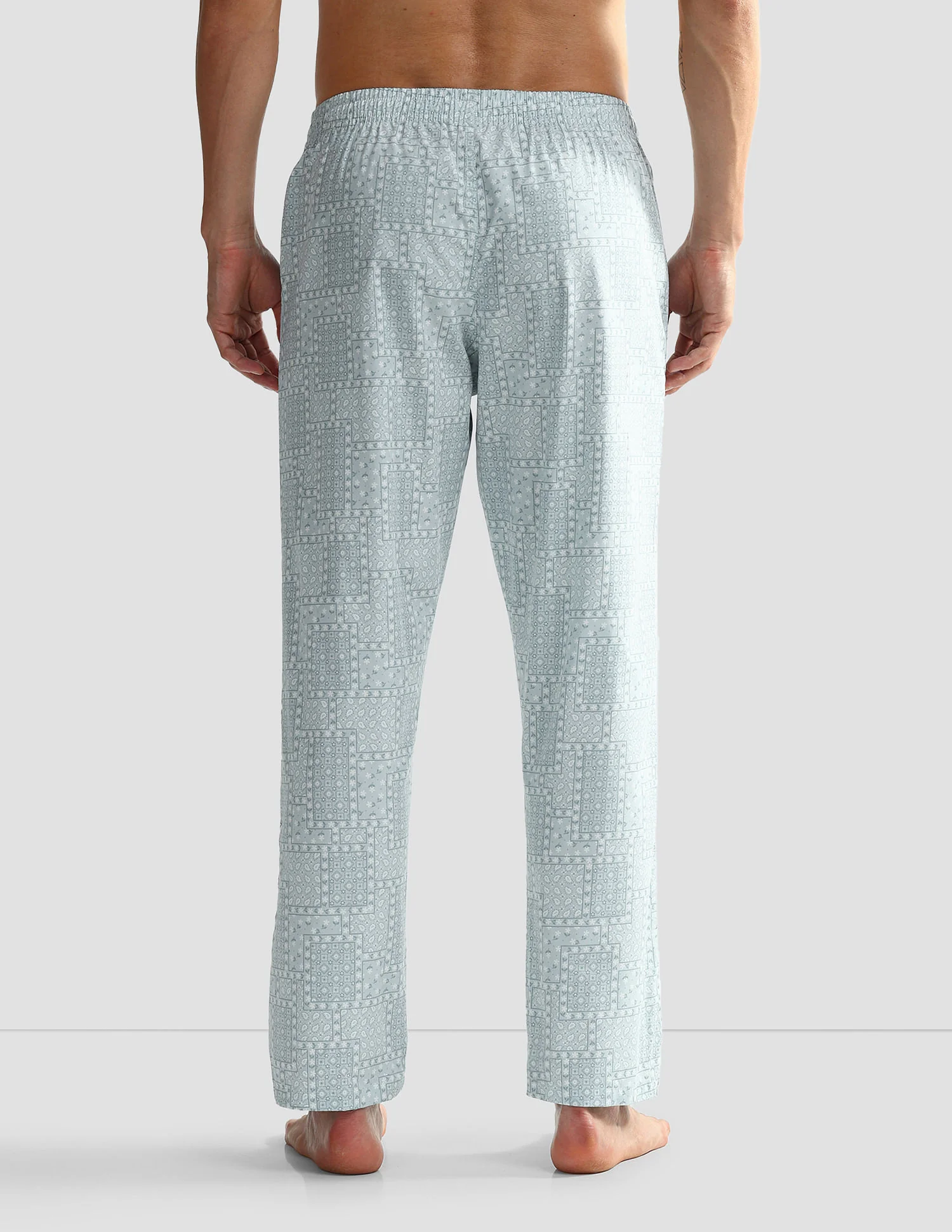 Mid Rise Printed OELP7 Lounge Track Pants - Pack Of 1 - Image 5