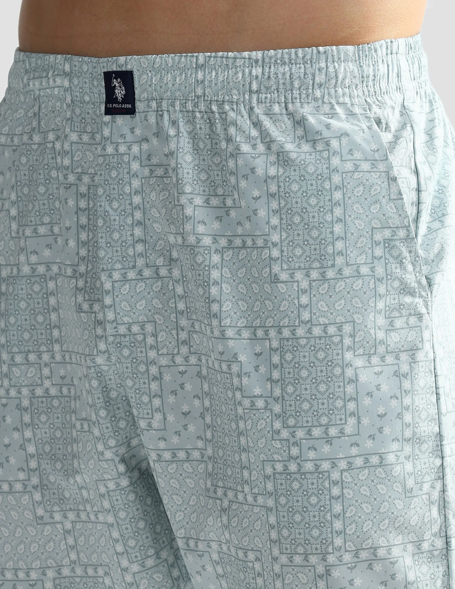 Mid Rise Printed OELP7 Lounge Track Pants - Pack Of 1 - Image 7