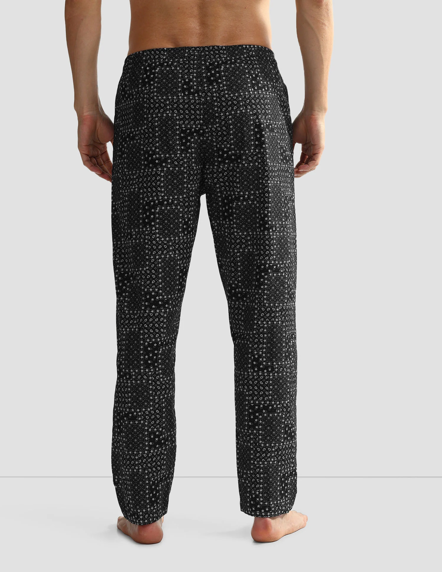Mid Rise Printed OELP7 Lounge Track Pants - Pack Of 1 - Image 5
