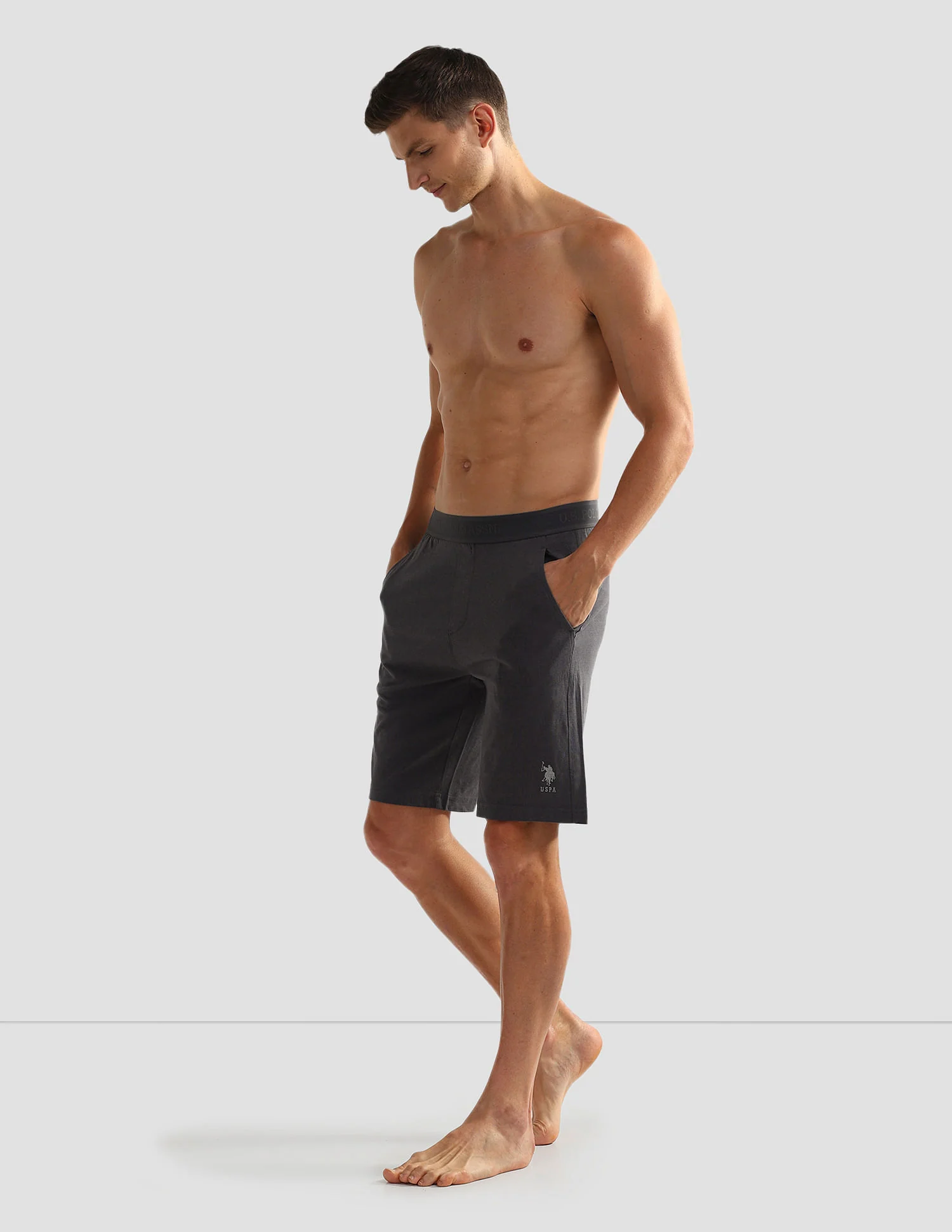 Mid Rise Solid LS001 Shorts - Pack Of 1 - Image 3