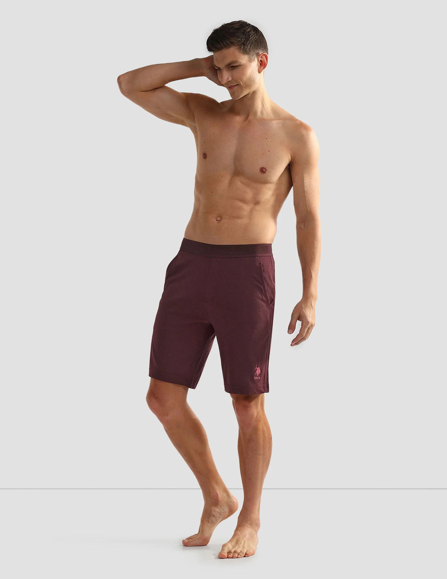 Mid Rise Solid LS001 Shorts - Pack Of 1 - Image 3