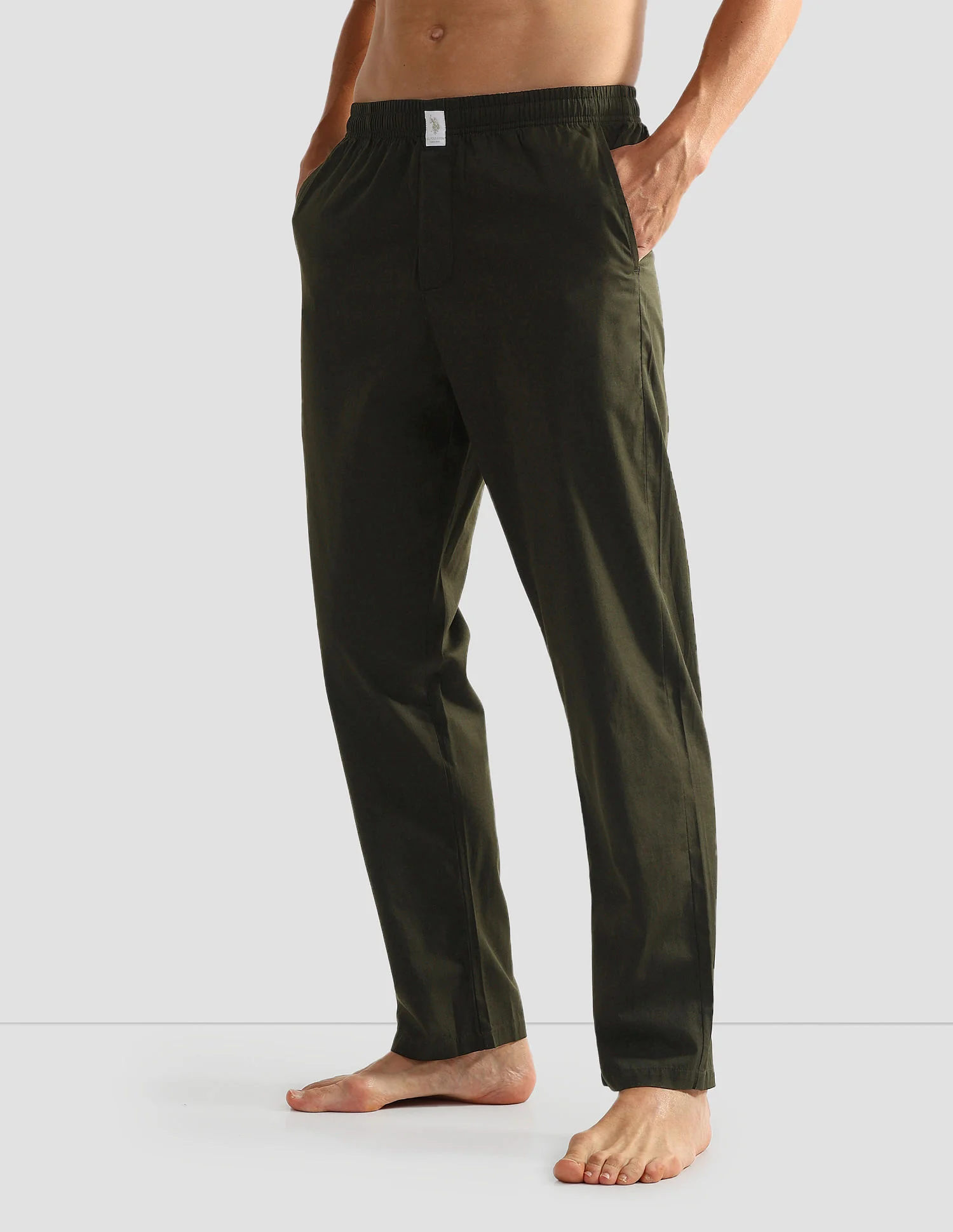 Men Lightweight Pure Cotton OELP6 Lounge Pants - Image 4