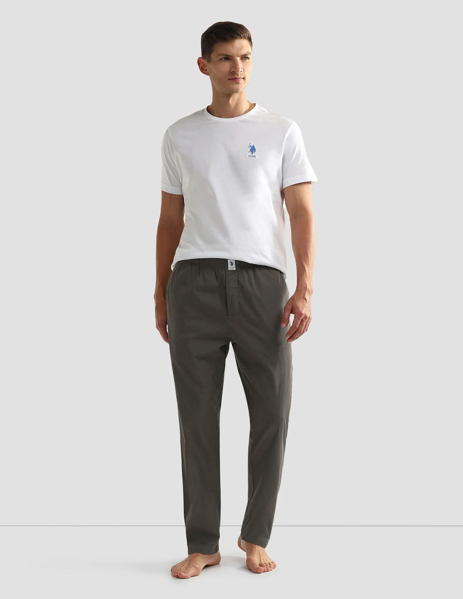 Men Lightweight Pure Cotton OELP6 Lounge Pants - Image 3