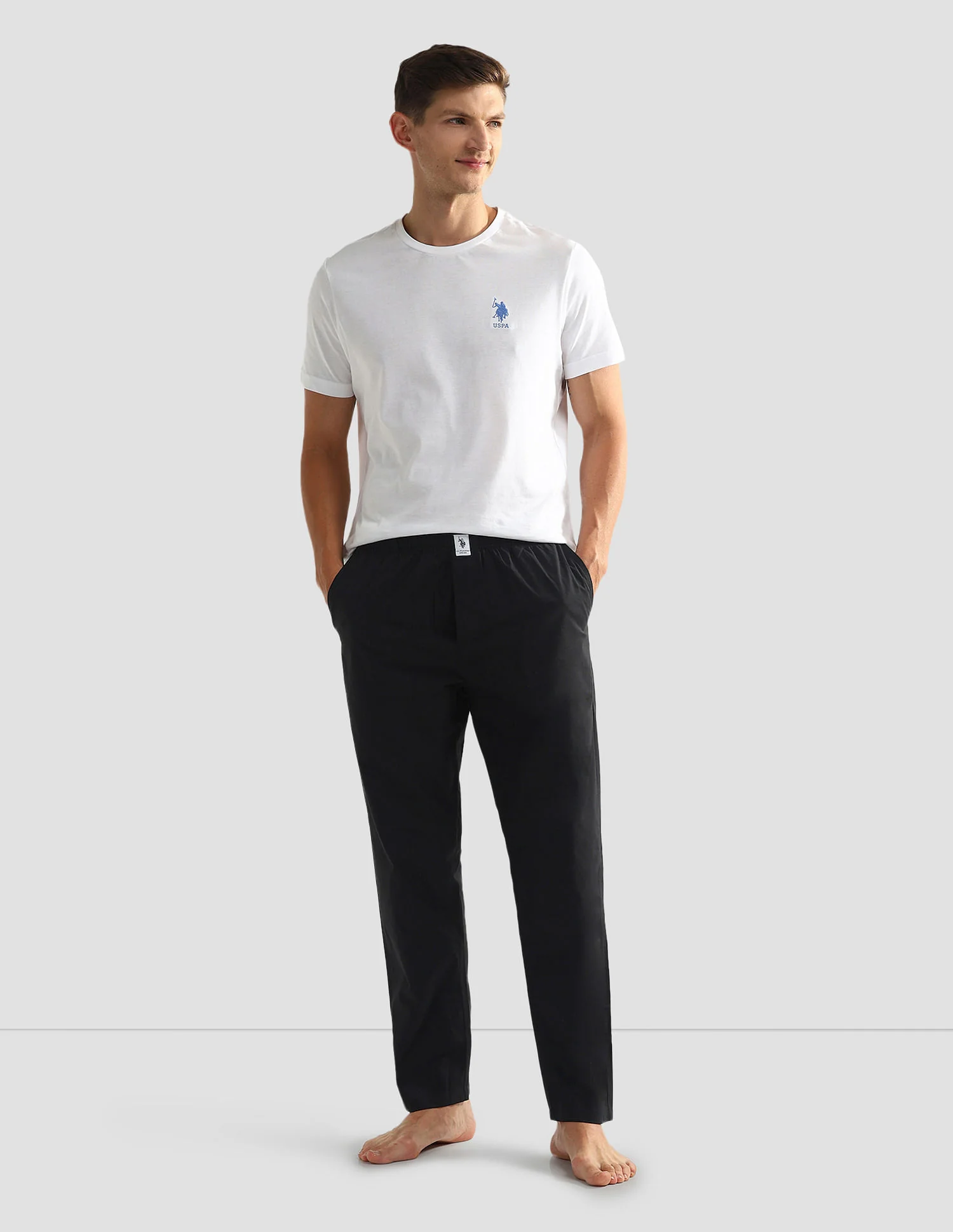 Men Lightweight Pure Cotton OELP6 Lounge Pants - Image 3