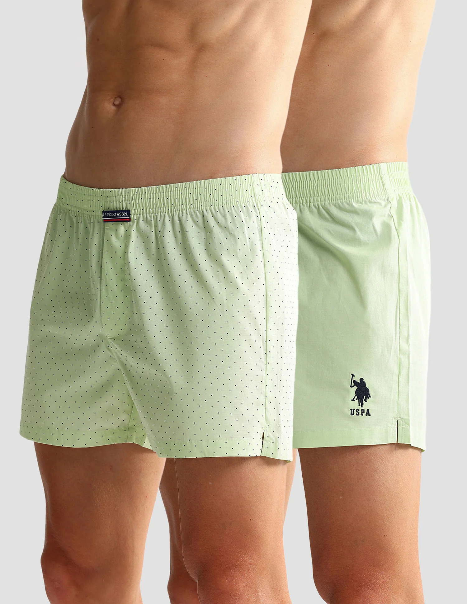 Mid Rise Solid OEX05 Shorts - Pack Of 2 - Image 7
