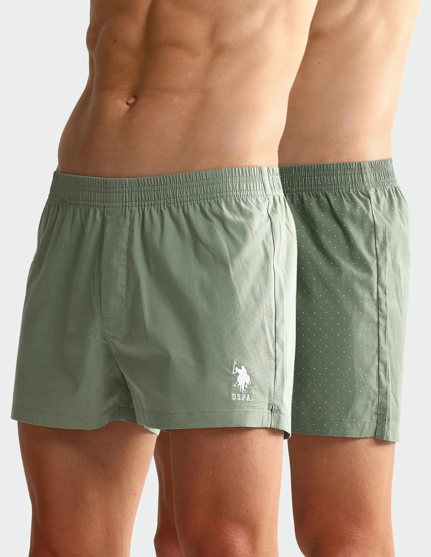Mid Rise Solid OEX05 Shorts - Pack Of 2 - Image 7