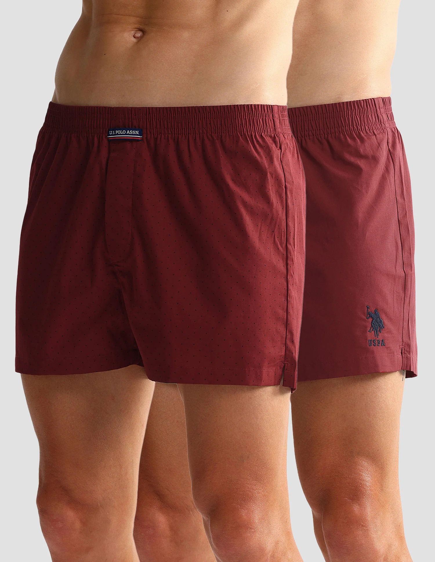Mid Rise Solid OEX05 Shorts - Pack Of 2 - Image 7