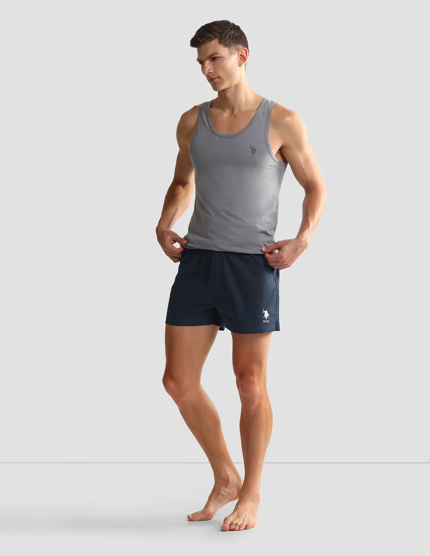 Mid Rise Solid OEX05 Shorts - Pack Of 2 - Image 3