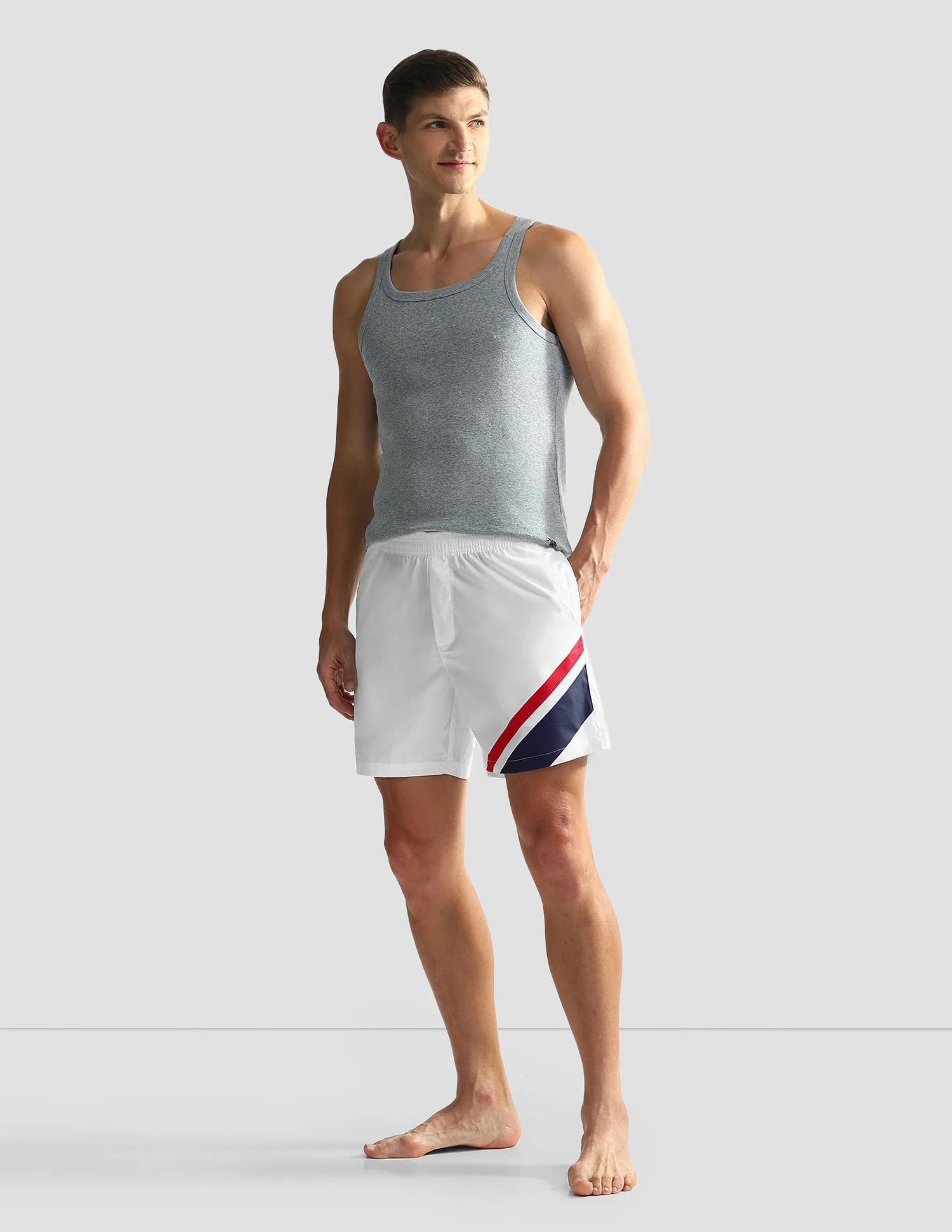 Mid Rise Solid OEX06 Shorts - Pack Of 1 - Image 3