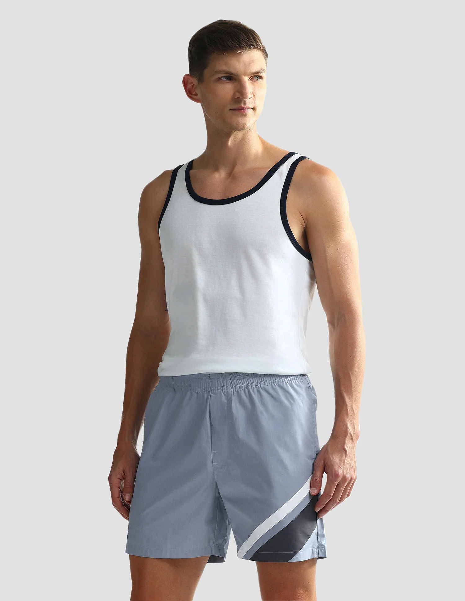 Mid Rise Solid OEX06 Shorts - Pack Of 1