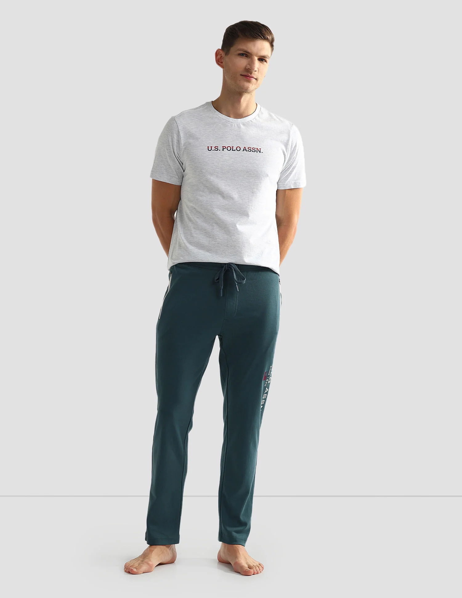 Mid Rise Solid OR002 Lounge Track Pants - Pack Of 1 - Image 3