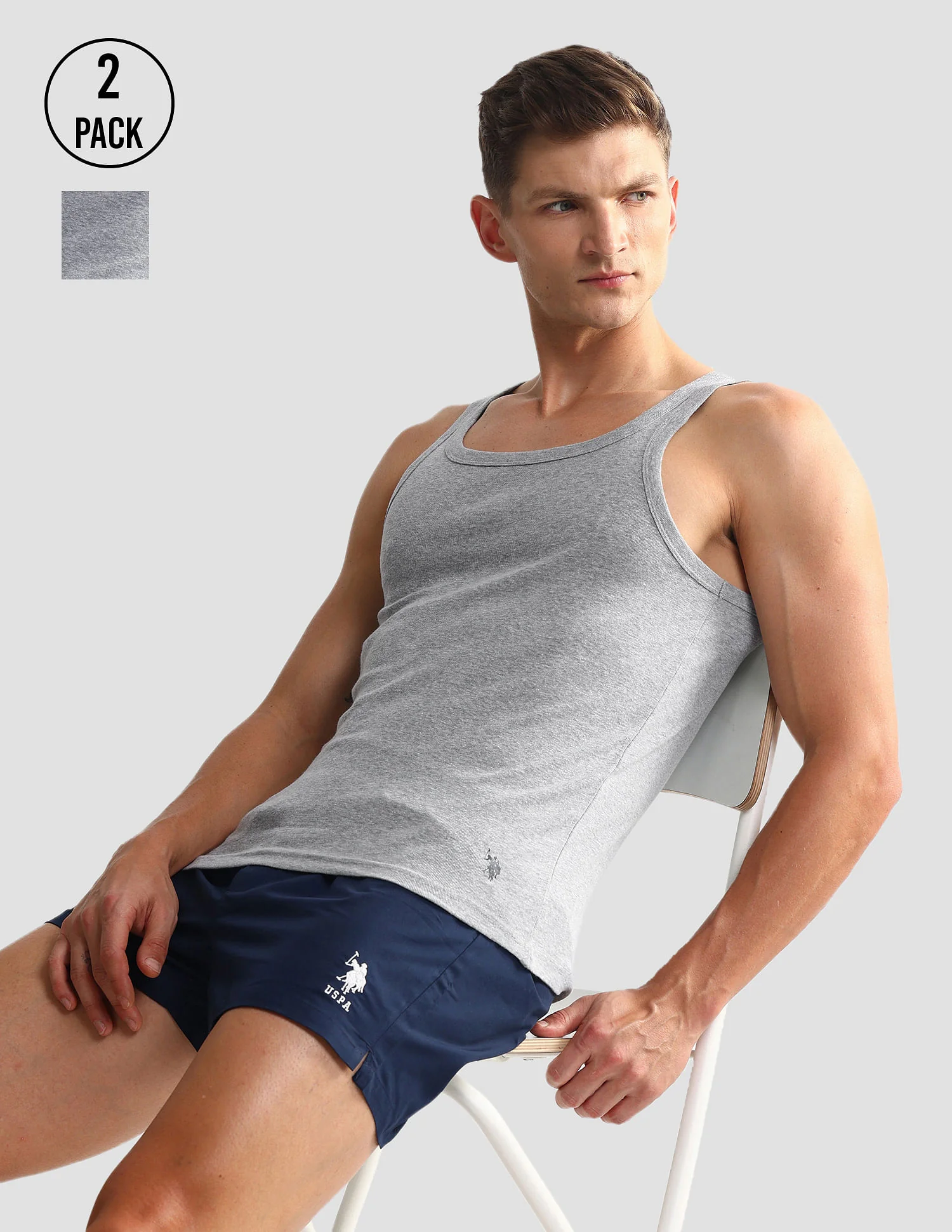 Pure Cotton EV006 Vest - Pack Of 2