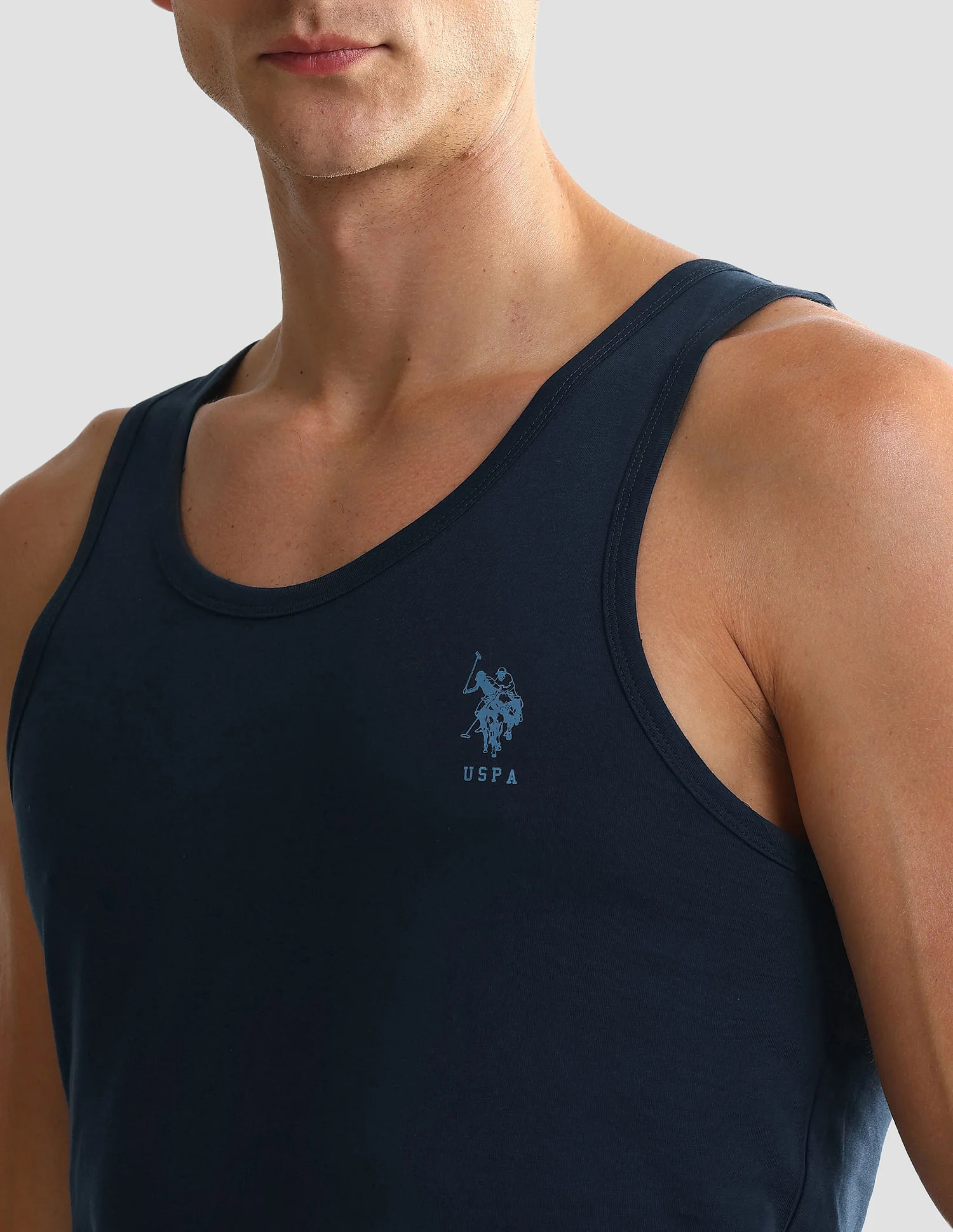 Solid Cotton OEV05 Vest - Pack Of 2 - Image 9