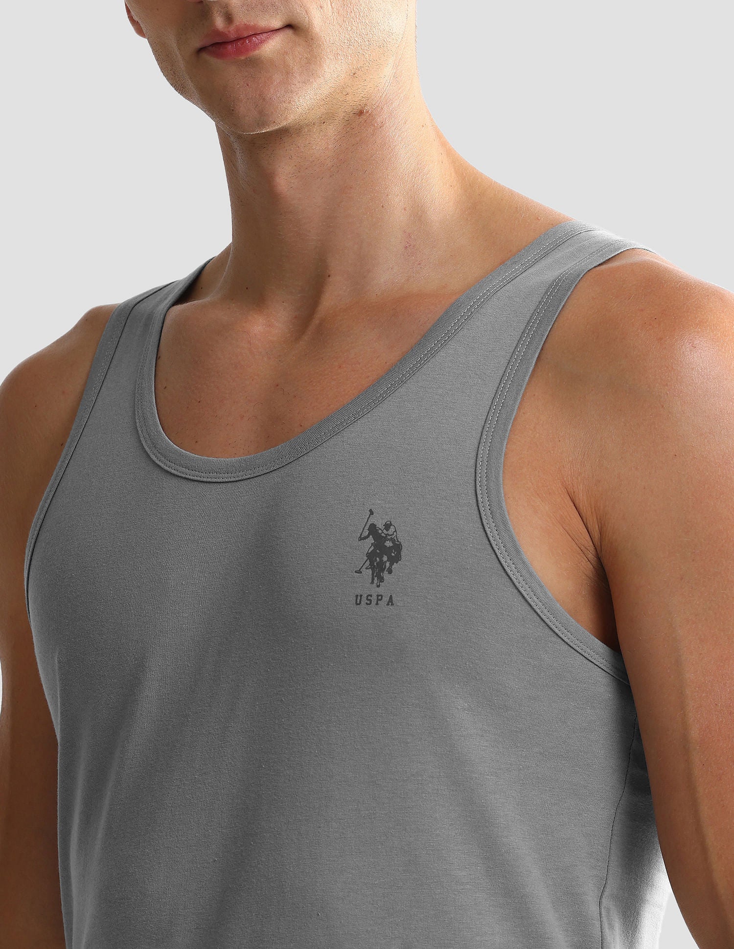 Solid Cotton OEV05 Vest - Pack Of 2 - Image 7