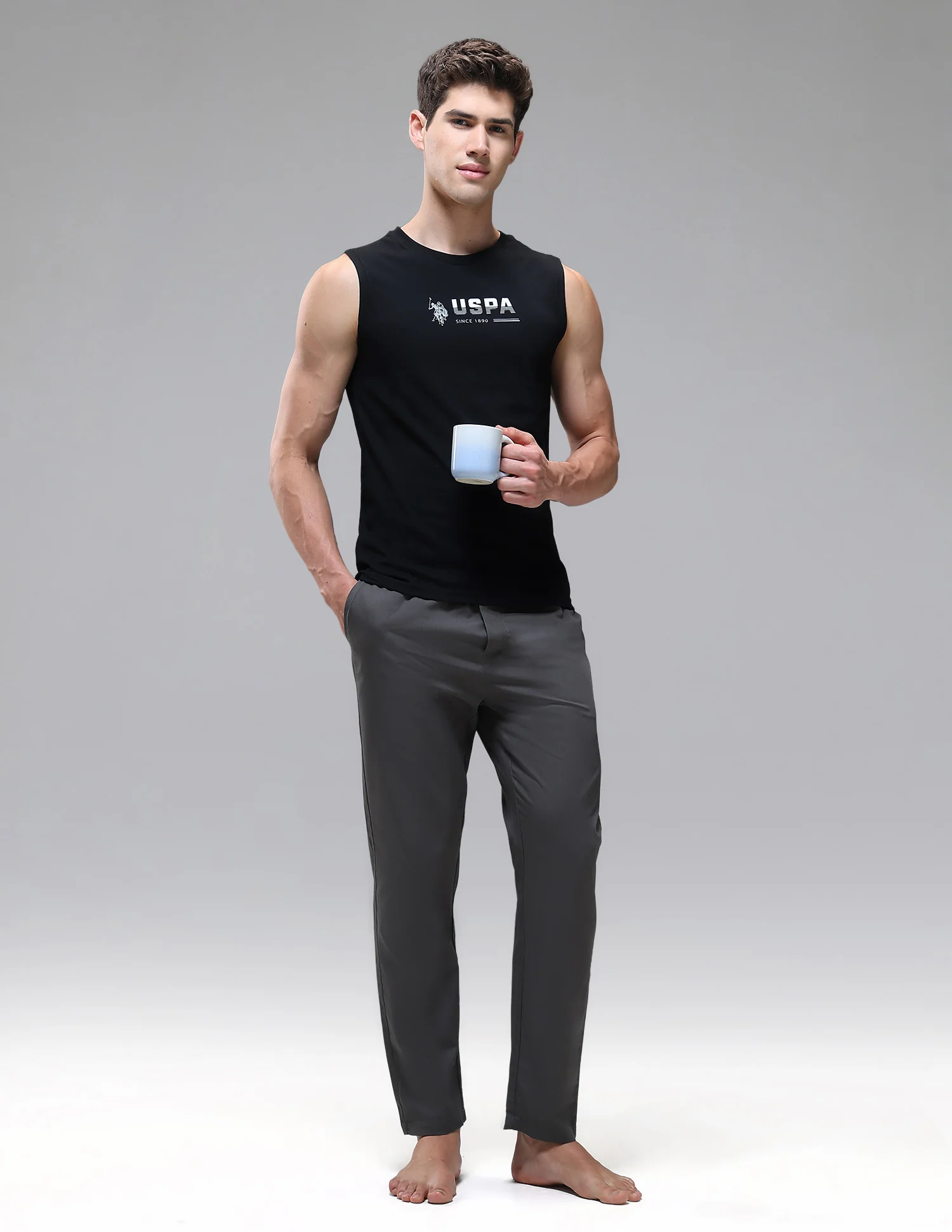 Solid Cotton OEV06 Vest - Pack Of 1 - Image 3