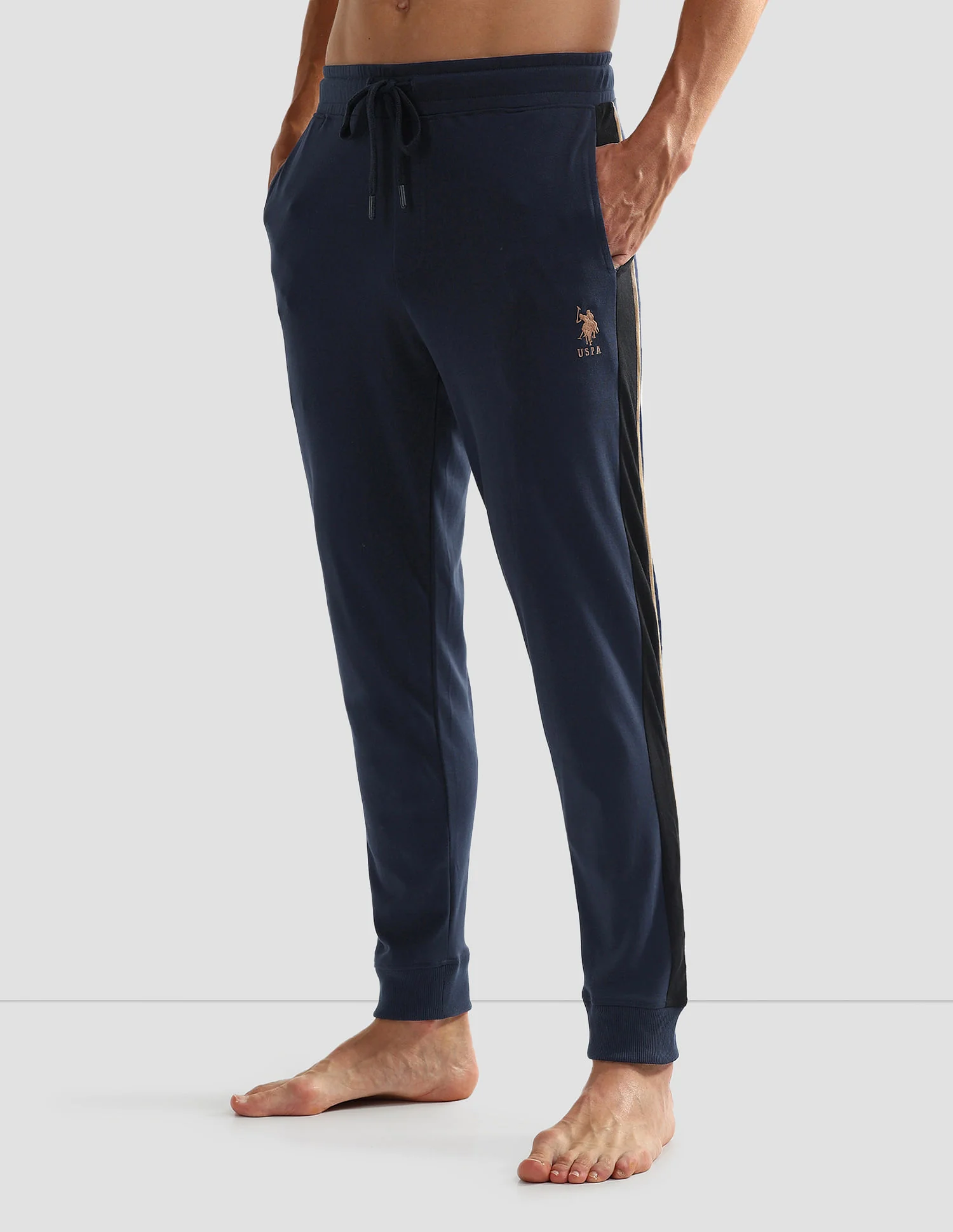 Solid OJ004 Lounge Joggers - Pack Of 1 - Image 4