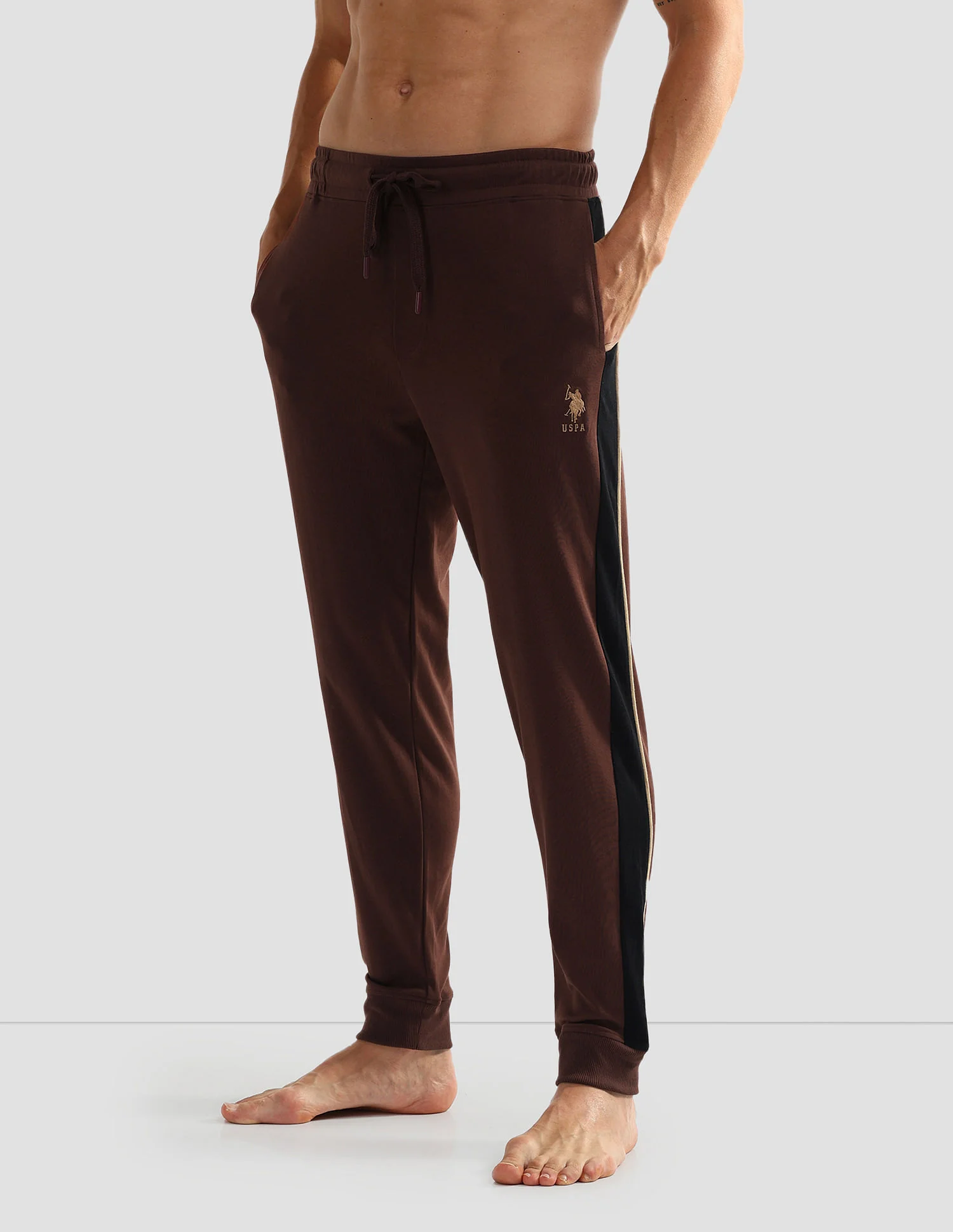 Solid OJ004 Lounge Joggers - Pack Of 1 - Image 4