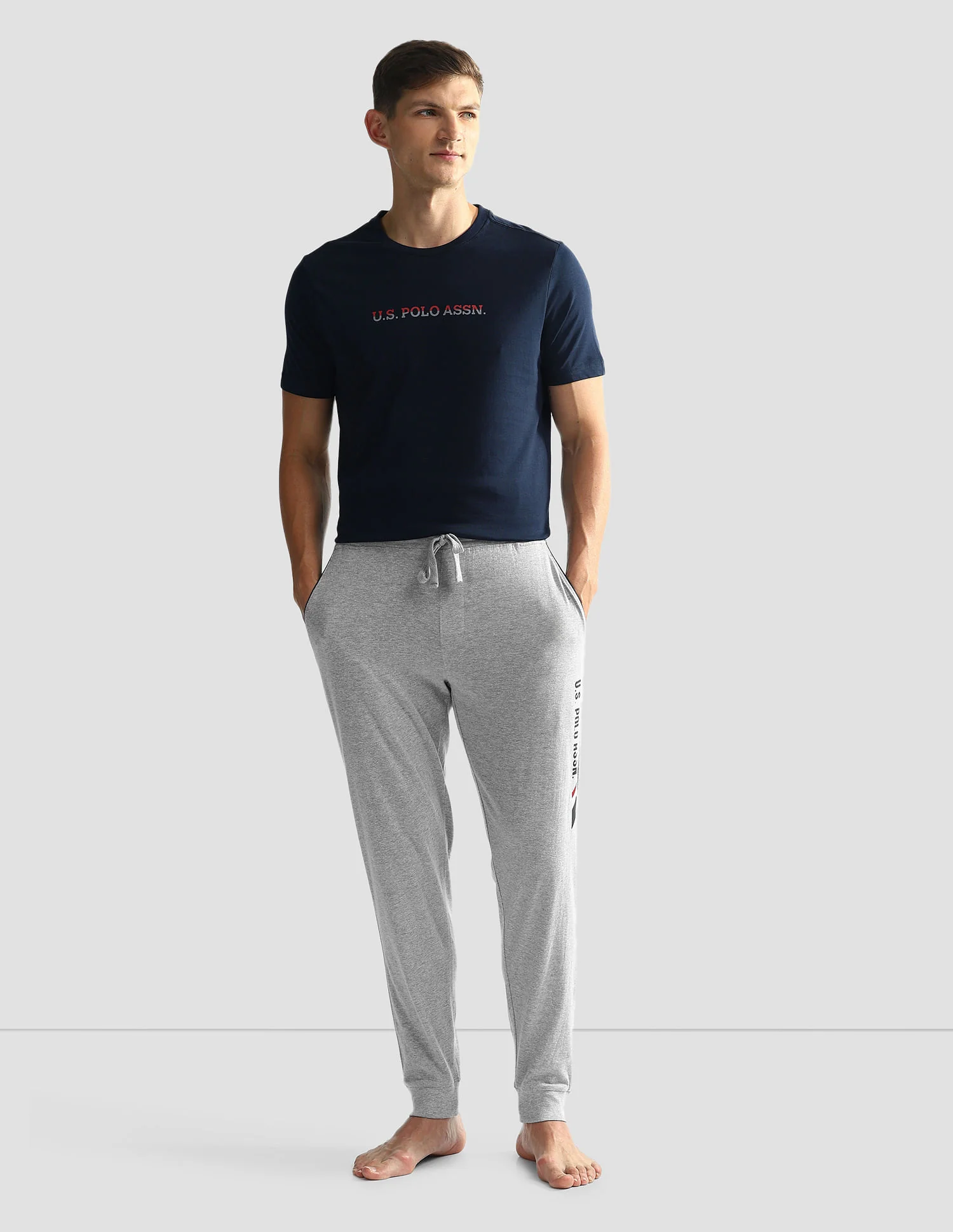 Solid OJ005 Lounge Joggers - Pack Of 1 - Image 3