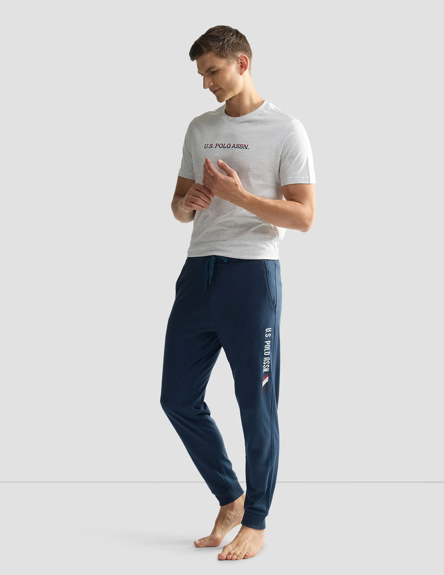 Solid OJ005 Lounge Joggers - Pack Of 1 - Image 3