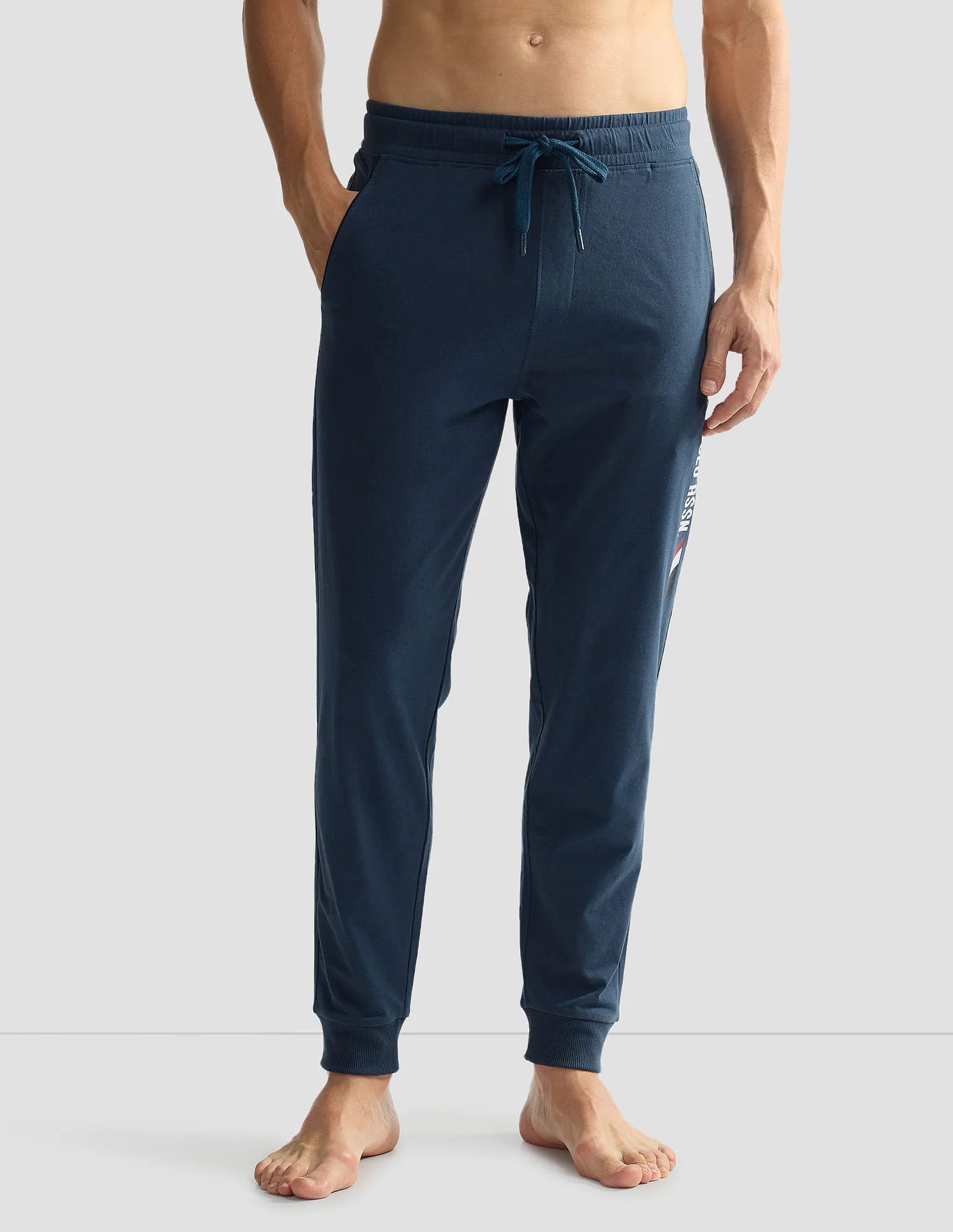 Solid OJ005 Lounge Joggers - Pack Of 1 - Image 6