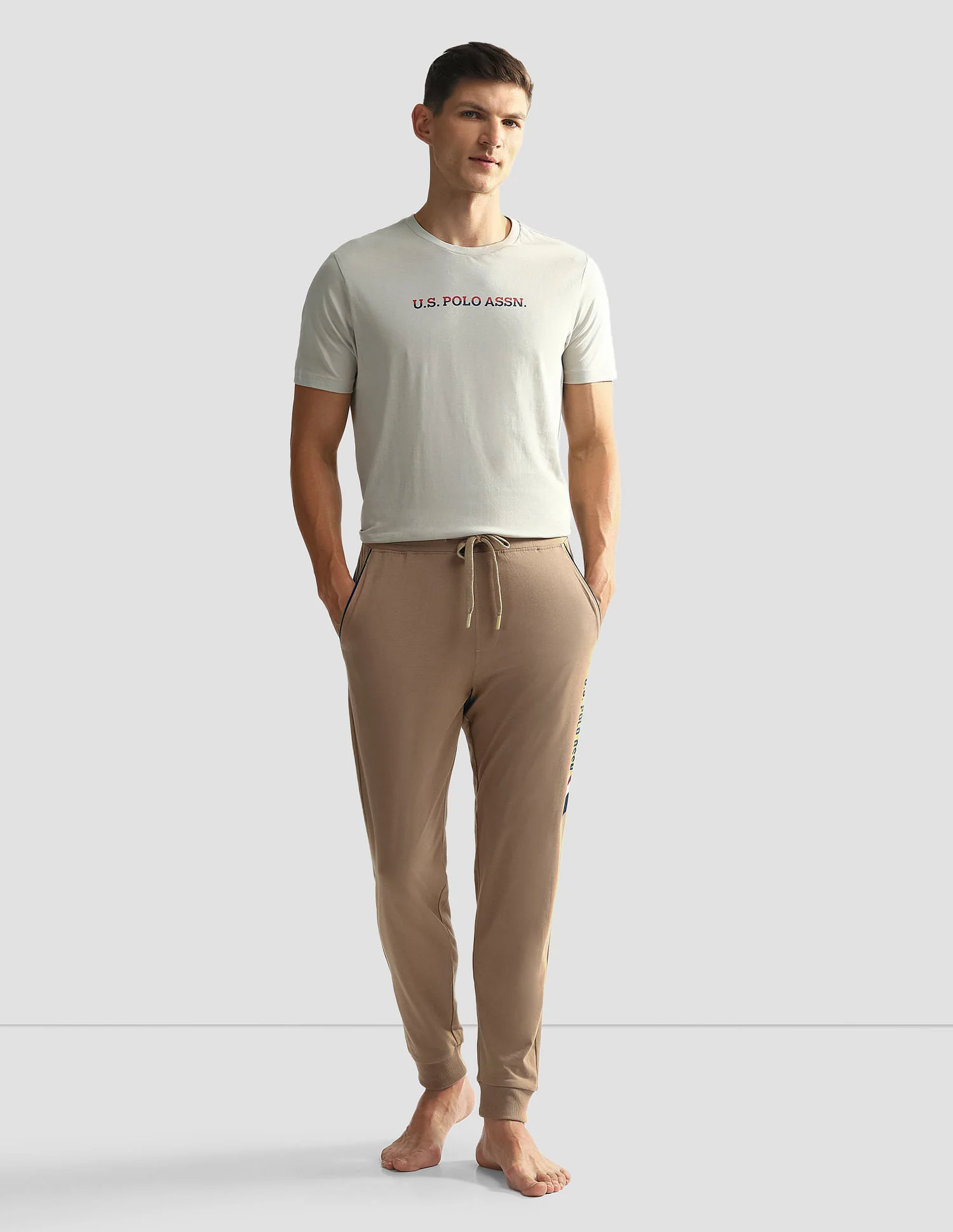 Solid OJ005 Lounge Joggers - Pack Of 1 - Image 3