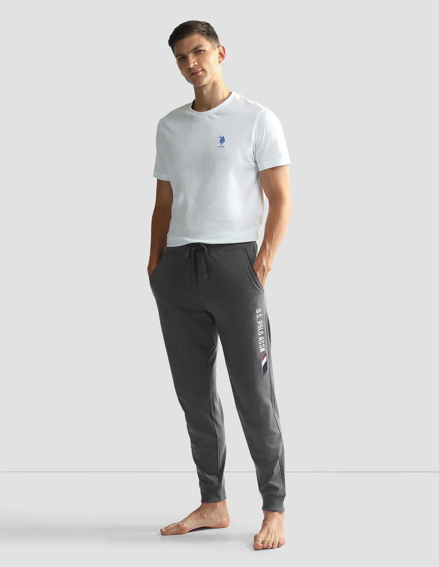 Solid OJ005 Lounge Joggers - Pack Of 1 - Image 3