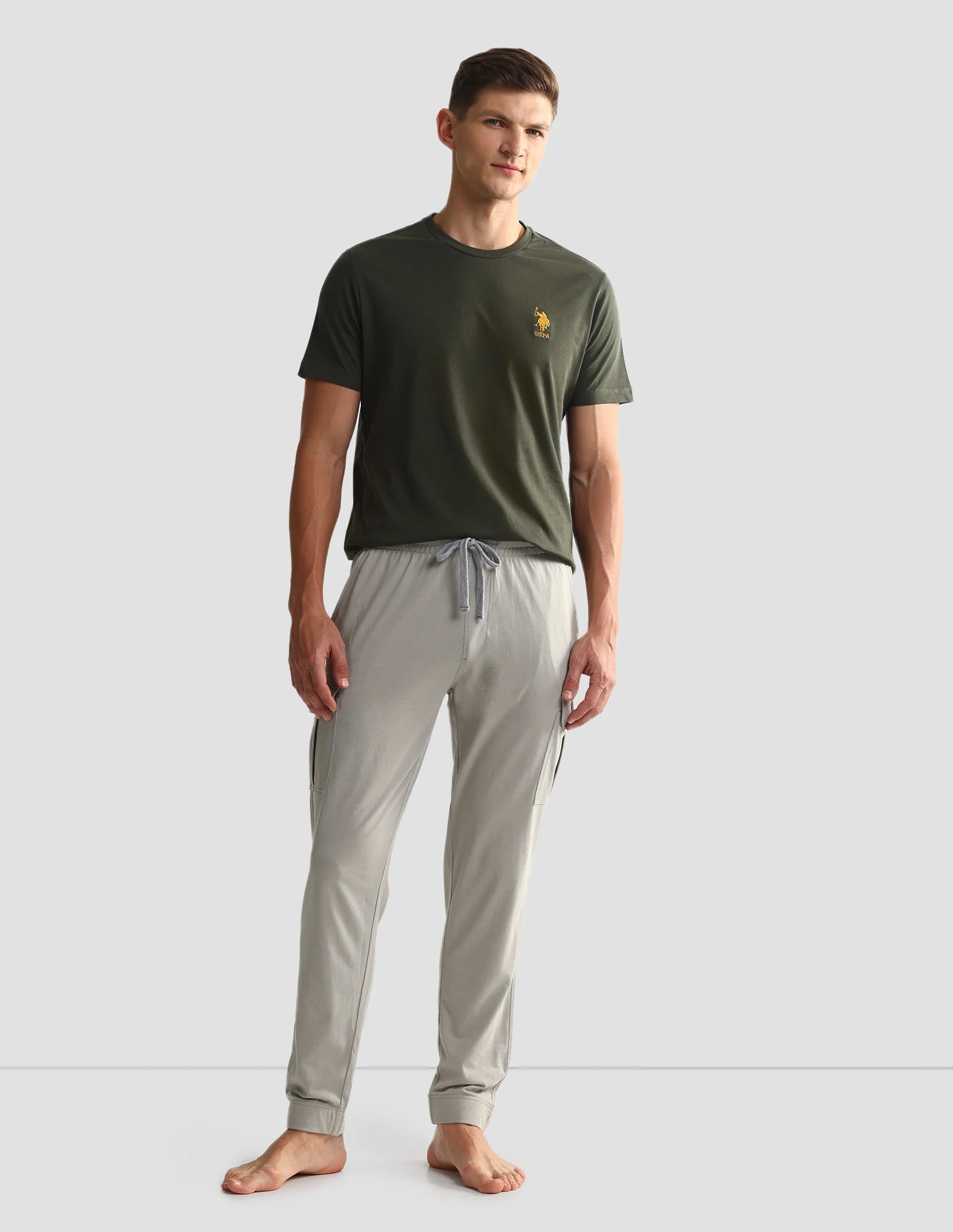 Tonal Logo Cotton 1633 Lounge T-Shirt - Pack Of 2 - Image 3