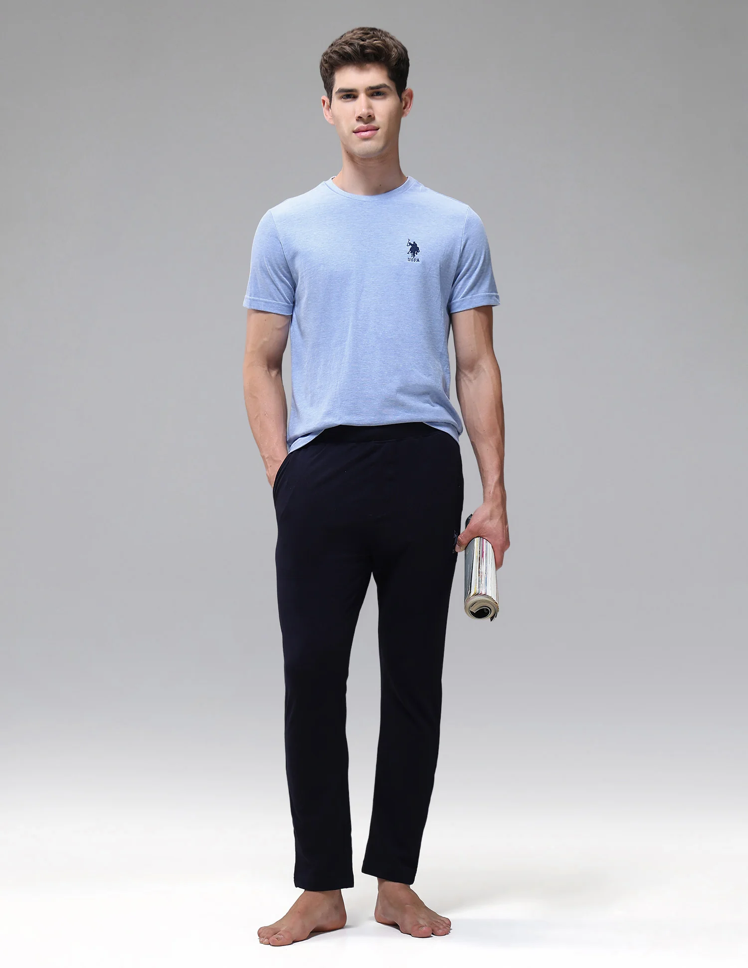 Tonal Logo Cotton 1633 Lounge T-Shirt - Pack Of 2 - Image 3