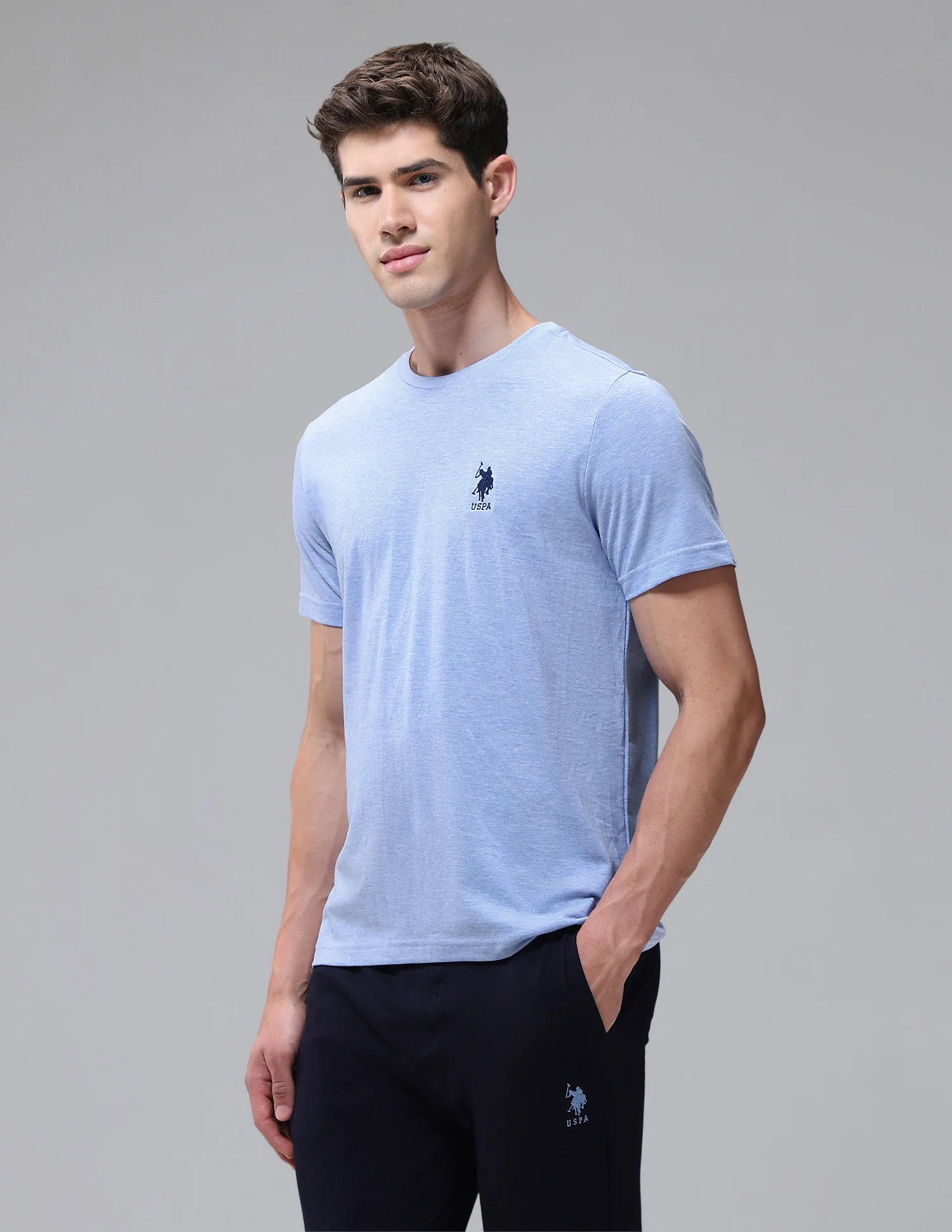 Tonal Logo Cotton 1633 Lounge T-Shirt - Pack Of 2 - Image 4