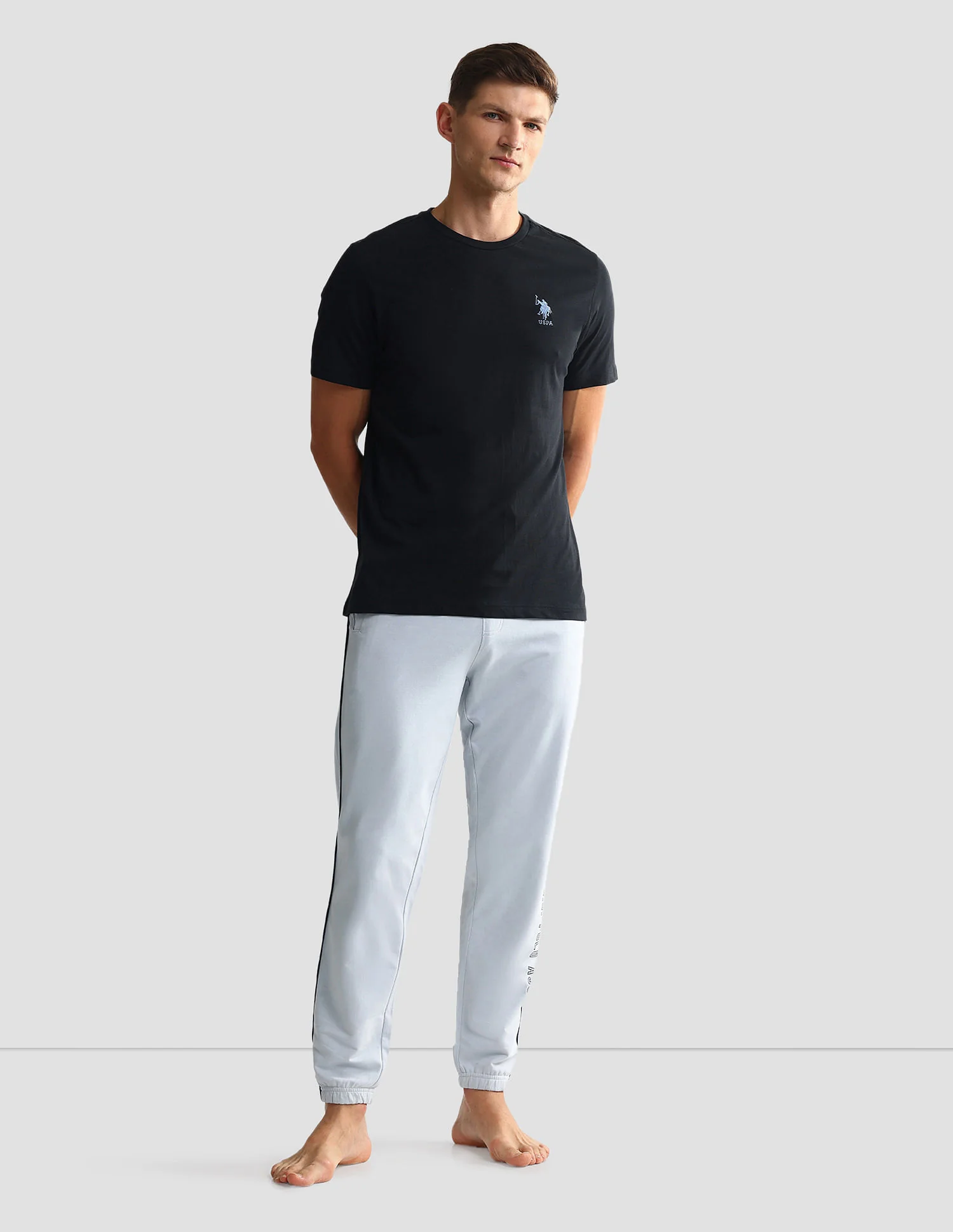 Tonal Logo Cotton 1633 Lounge T-Shirt - Pack Of 2 - Image 3