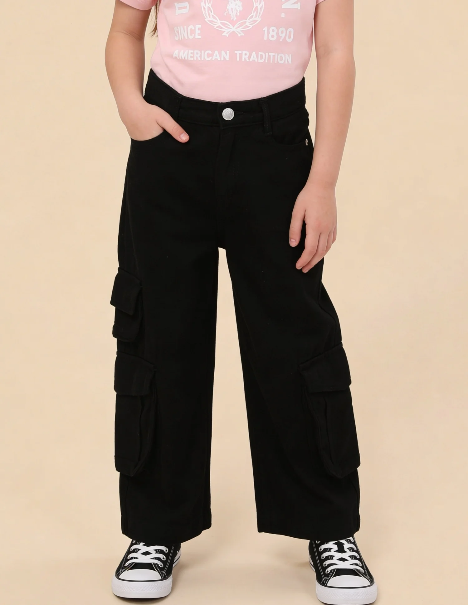 Baggy Fit Mid Rise Jeans - Image 3