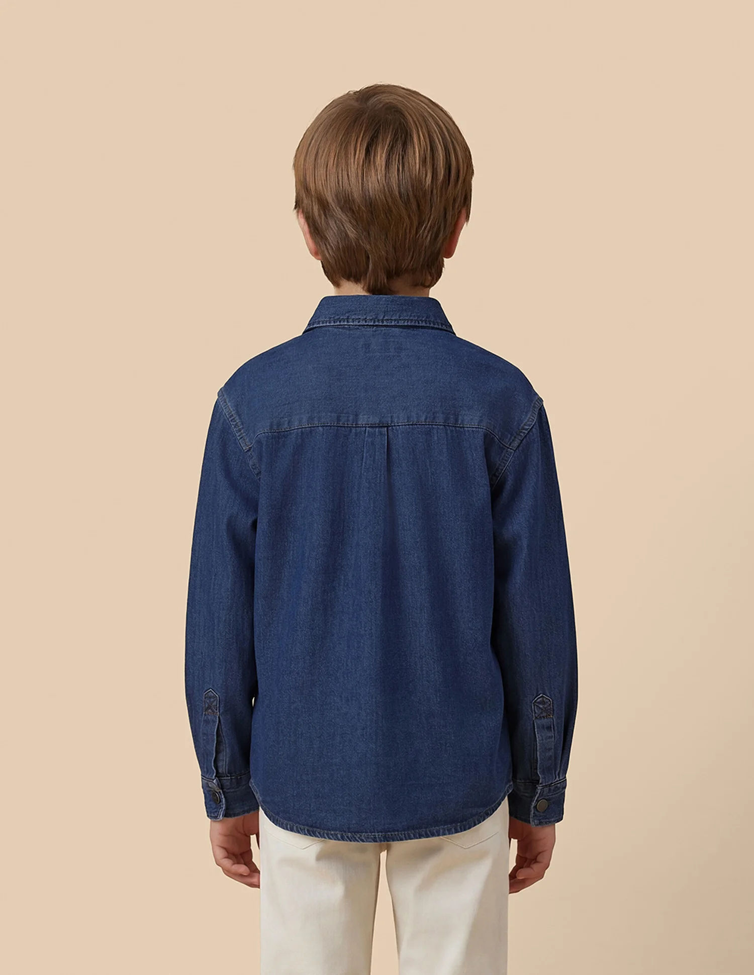 Boxy Fit Denim Shirt - Image 4