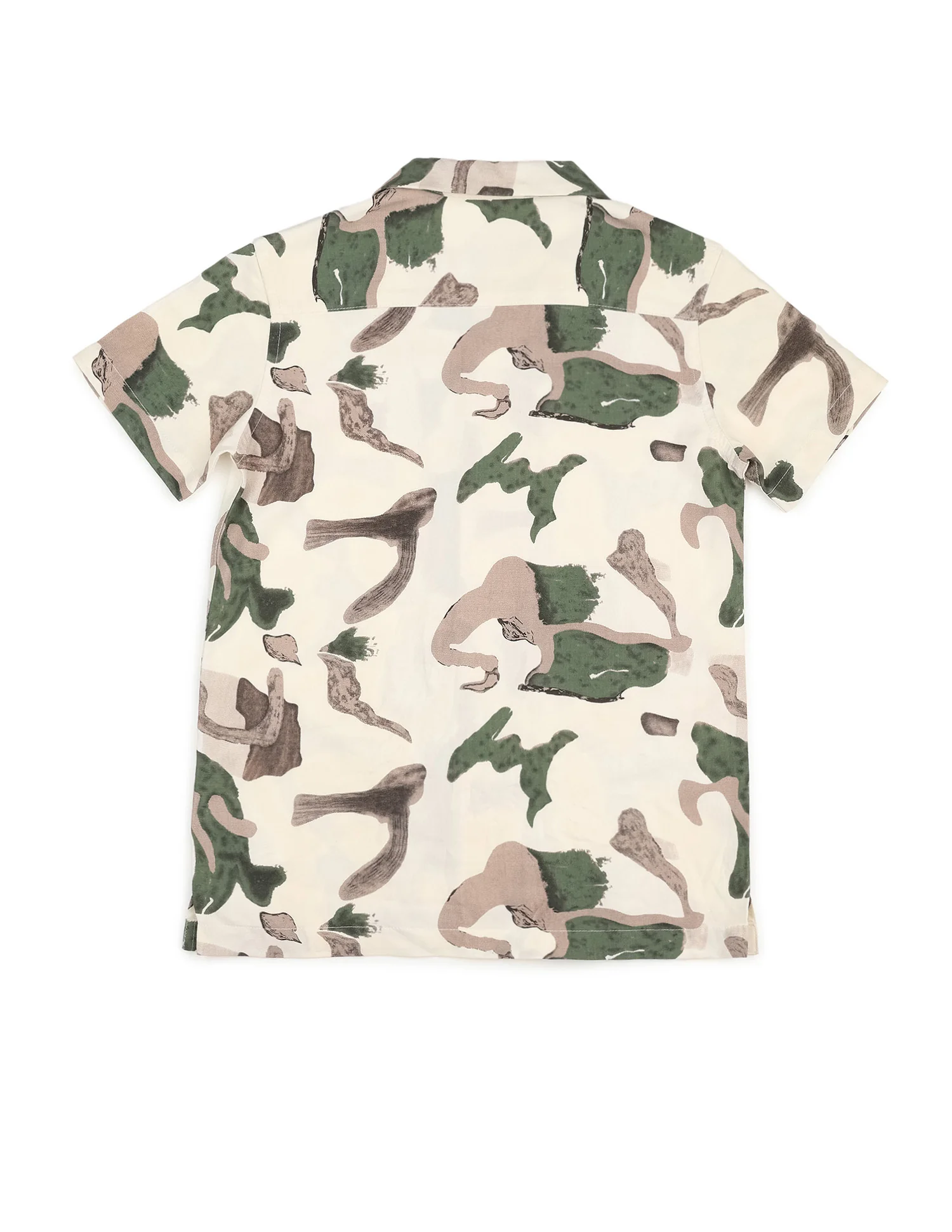 Boys Abstract Printed Cuban Shirt - Image 8